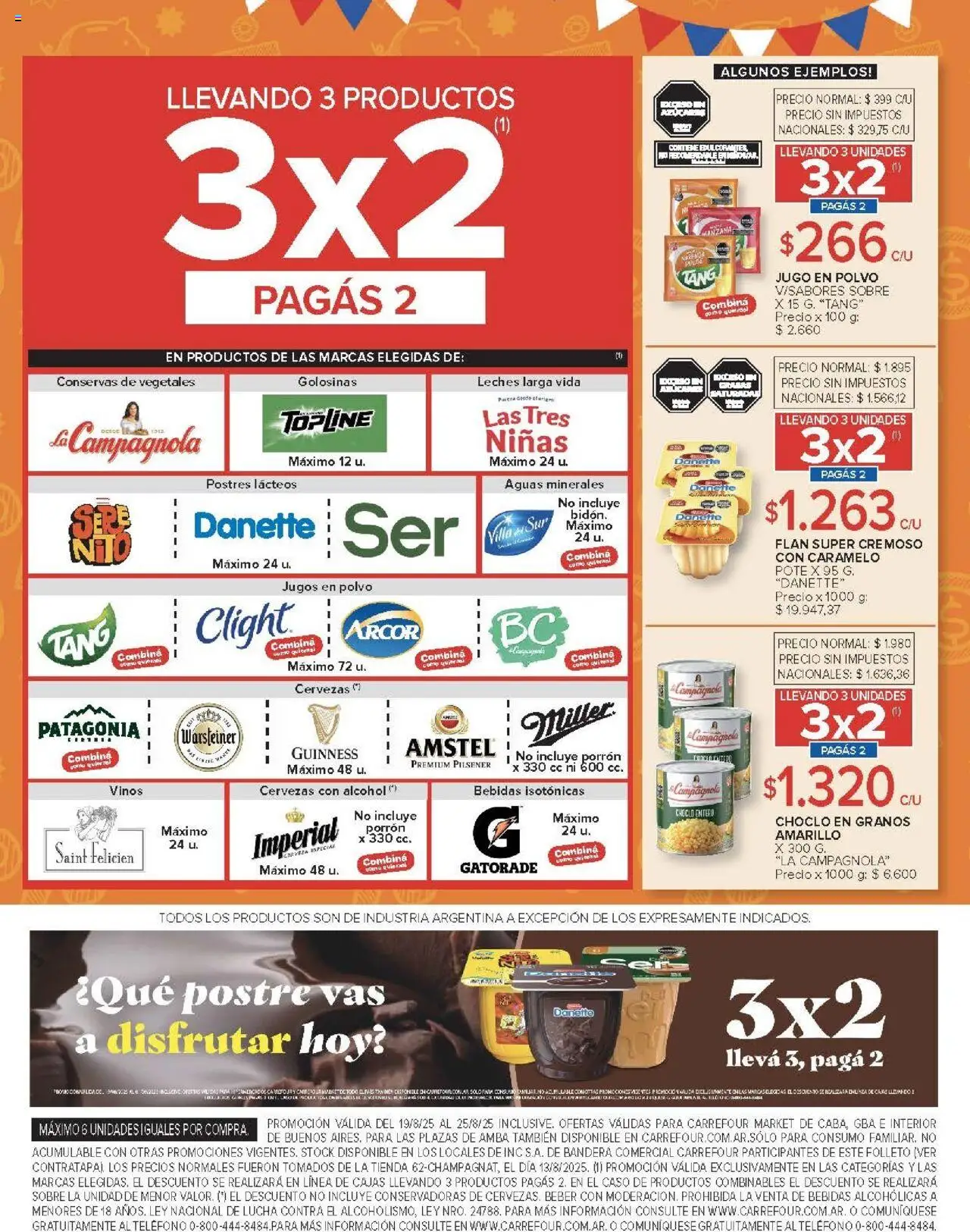 Carrefour ofertas - CABA │ válido desde el 19.08.2025 | Página: 45 | Productos: Teléfono, Sobre, Manzana, Golosinas