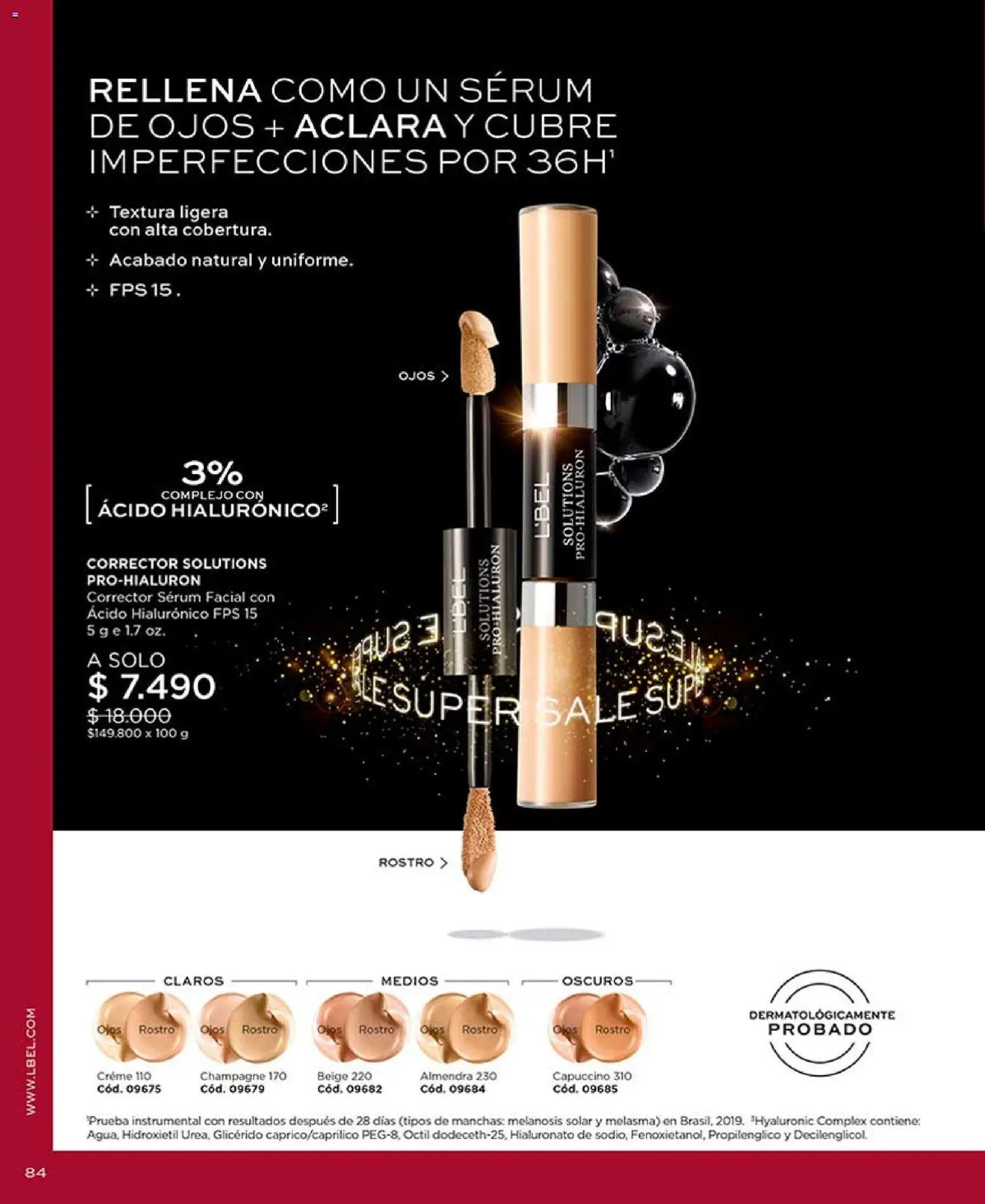 L'Bel Campaña 8 │ válido desde el 29.04.2026 | Página: 86 | Productos: Almendra, Corrector, Serum