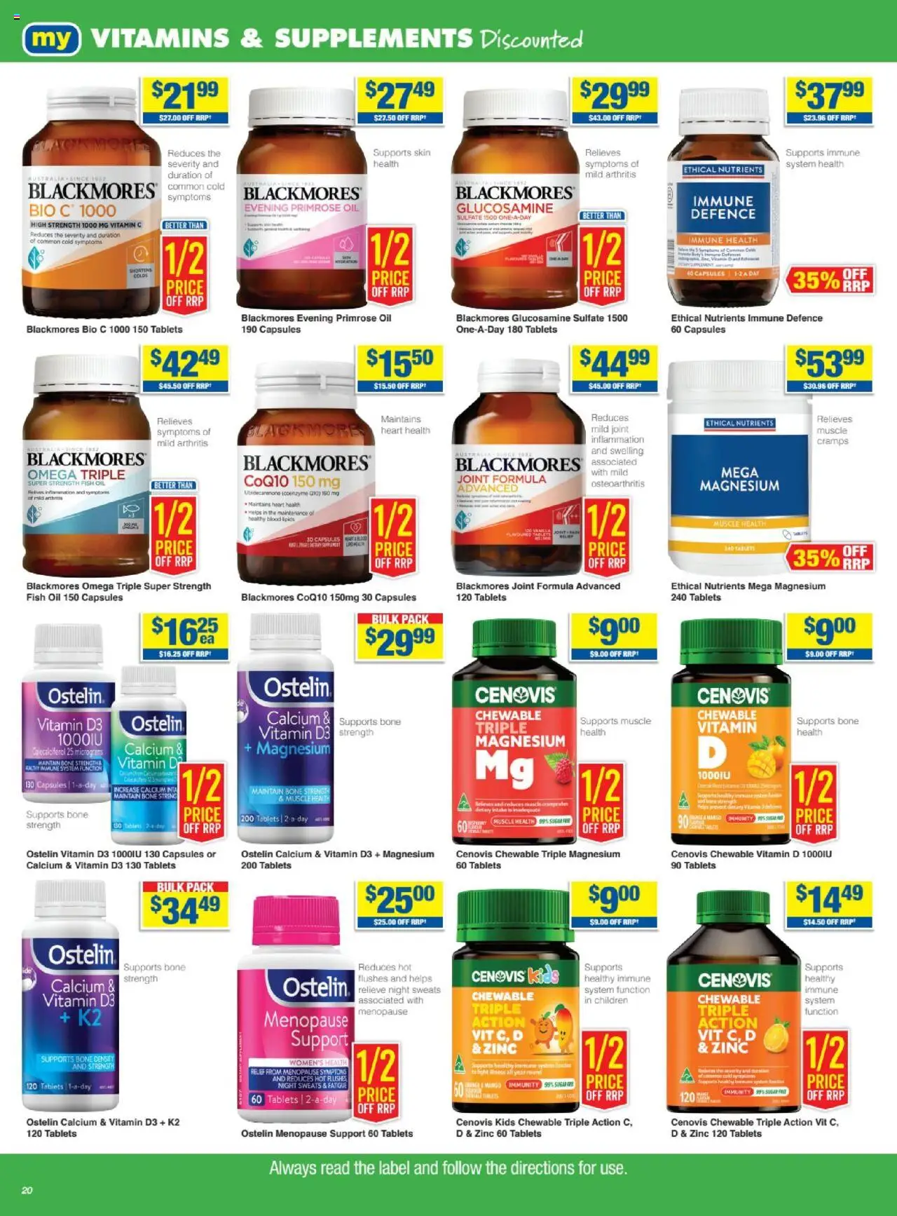 My Chemist catalogue - valid from 26.06.2025 | Page: 20 | Products: Oil, Mango, Nutrients, Tablets