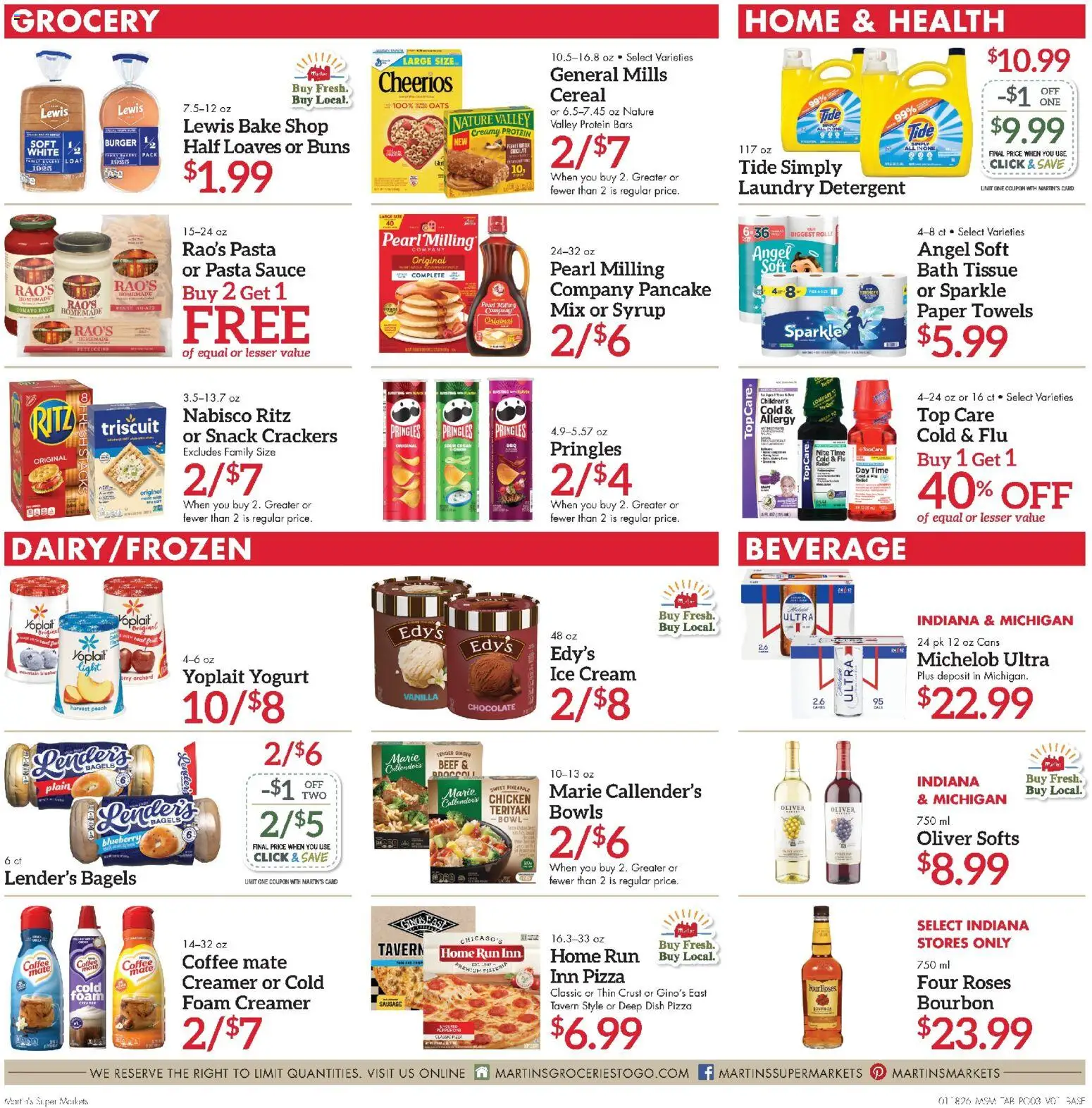 Martin’s Weekly Ad - valid from 18.01.2026 | Page: 3 | Products: Bath, Coffee, Beef, Pineapple