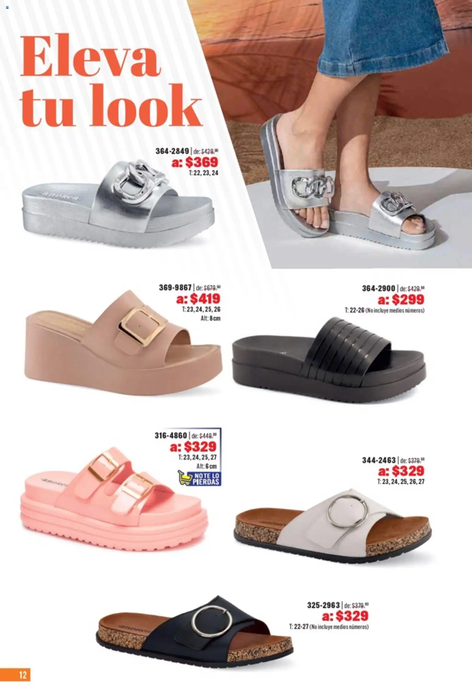 Nuevas ofertas de Andrea válidas en toda la República Mexicana desde el 05.04.2026. ¡Encuentra las mejores ofertas en Andrea catálogo Outlet! | Página: 12