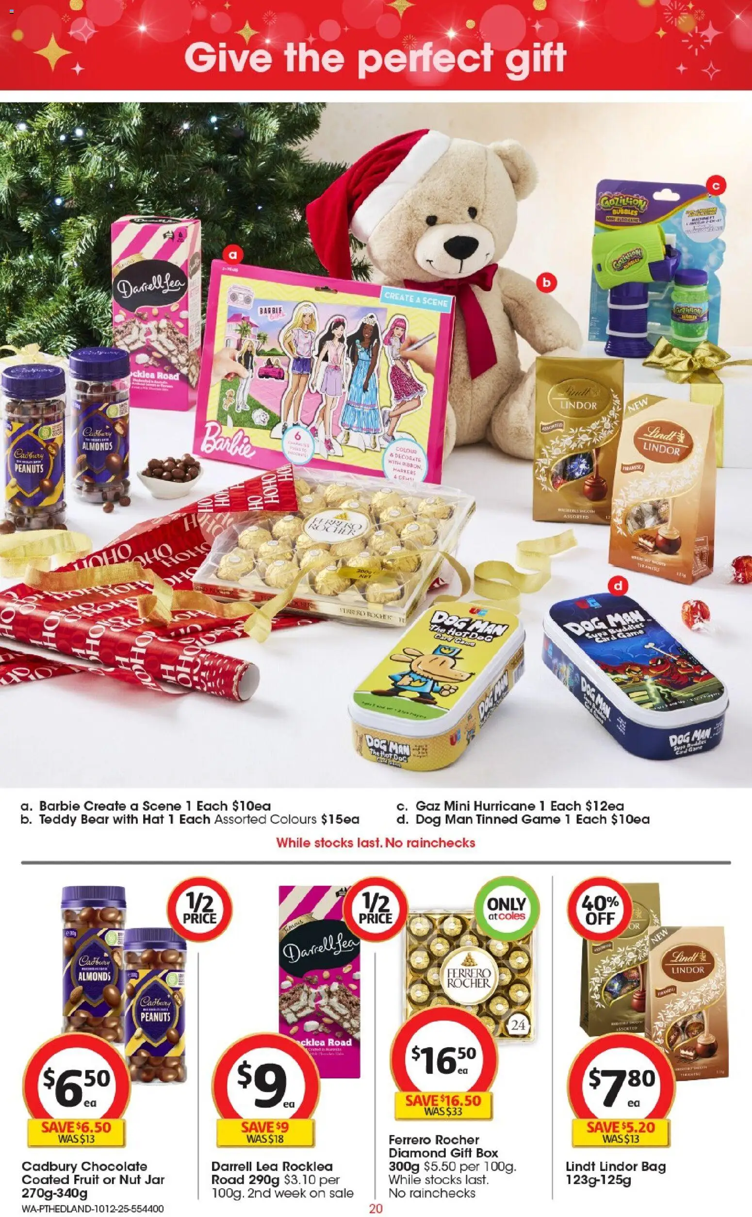 Coles catalogue - valid from 10.12.2025 | Page: 21 | Products: Almonds, Chocolate, Peanuts, Hat