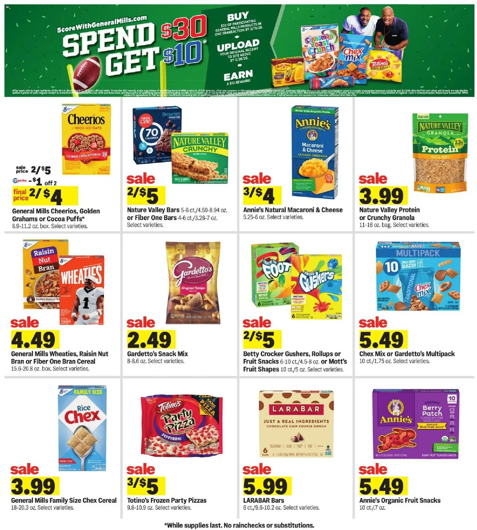 Meijer Weekly Ad - valid from 14.01.2026 | Page: 38 | Products: Cheese, Pizza, Rice, Chocolate Chip