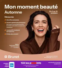 Preview of Brunet flyer / circulaire from shop Brunet valid from 02.10.2025