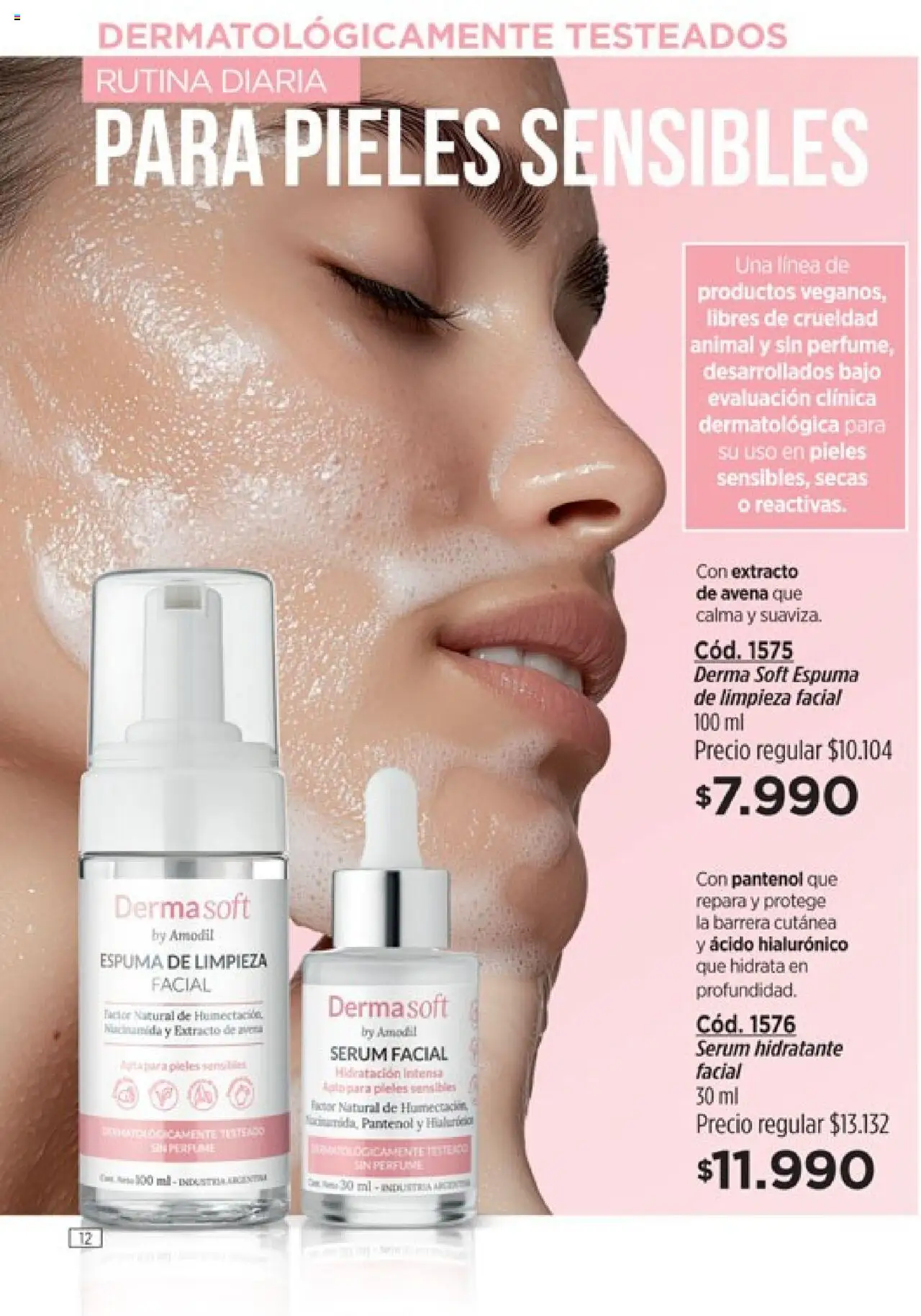 Catálogo Amodil Campaña 16 │ válido desde el 01.10.2025 | Página: 12 | Productos: Perfume, Serum, Avena, Espuma