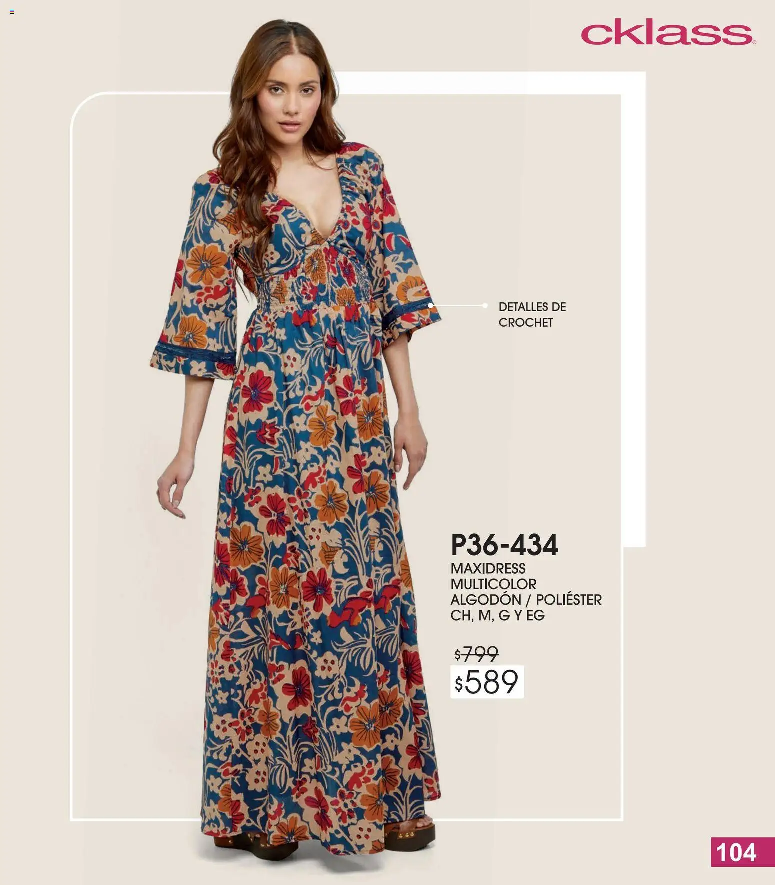 Nuevas ofertas de Cklass válidas en toda la República Mexicana desde el 13.02.2026. ¡Encuentra las mejores ofertas en Cklass catálogo Especial Fashionline! | Página: 105 | Productos: Algodón