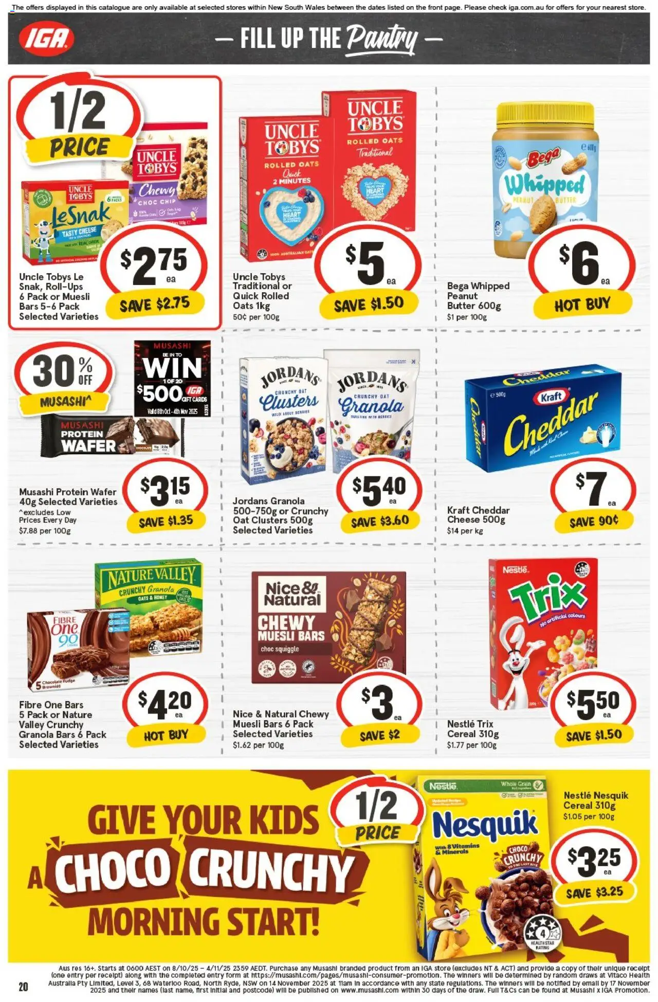 IGA catalogue - valid from 22.10.2025 | Page: 19 | Products: Butter, Cheese, Chocolate, Cereal