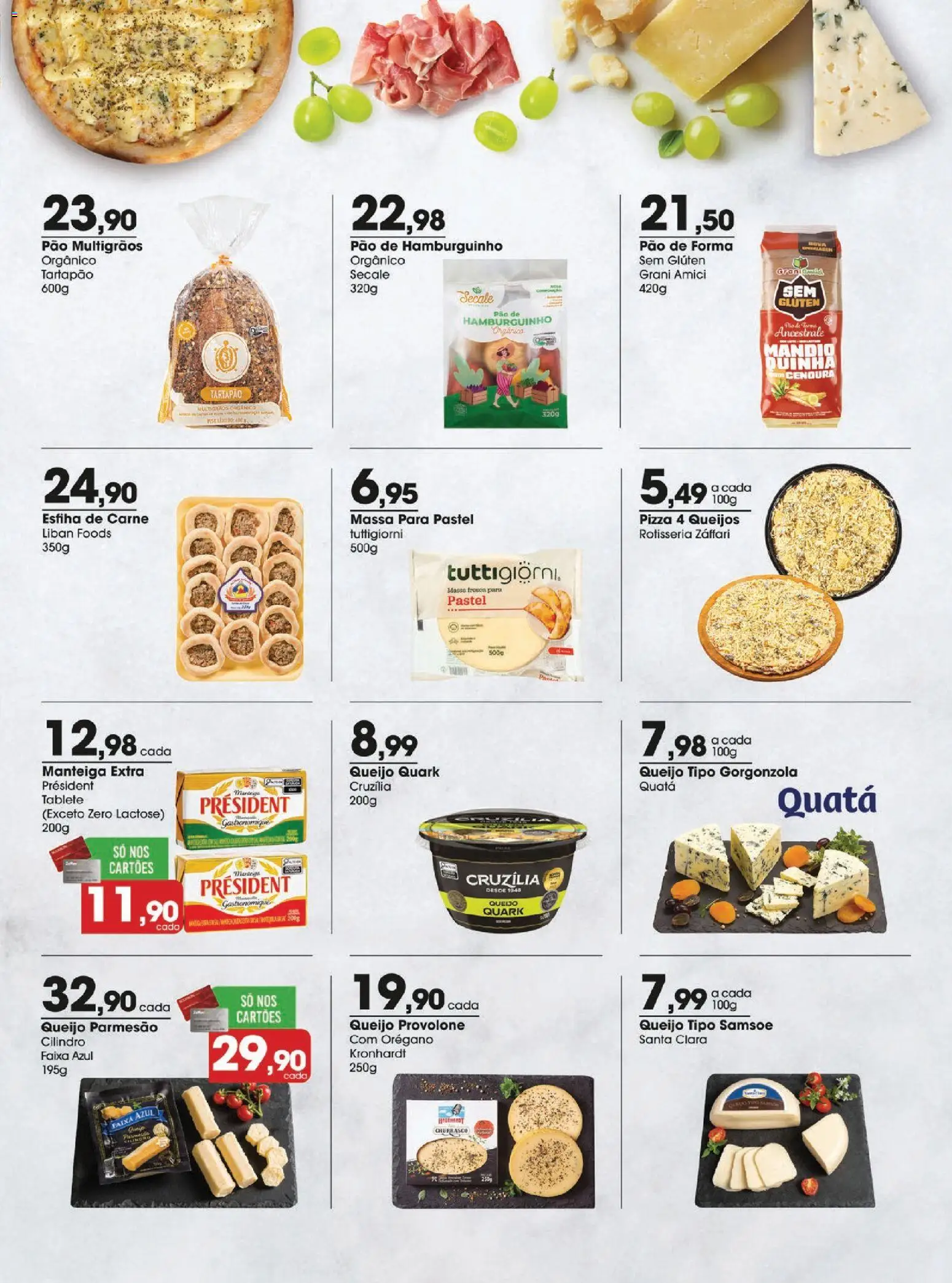 Zaffari Folheto - válido de 20.01.2026 | Página: 9 | Produtos: Pizza, Provolone, Parmesão, Cenoura