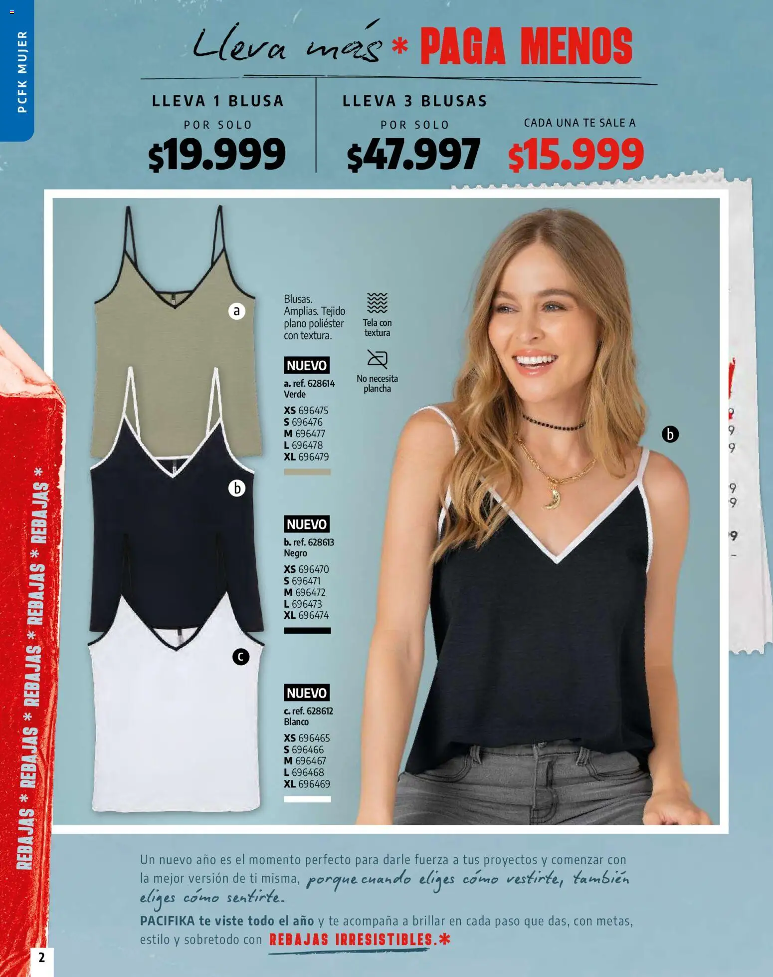 Pacifika revista - valida desde el 01.01.2026 | Página: 2 | Productos: Té, Plancha, Sobretodo, Blusa