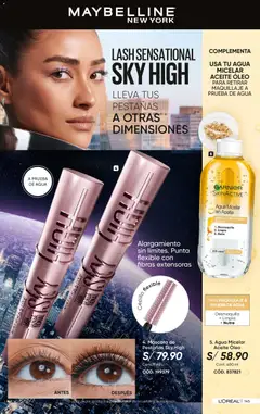 Vista previa de folleto Azzorti - Campaña 5 de la Azzorti válido desde 16.02.2026 | Página: 148 | Productos: Máscara, Aceite, Maquillaje