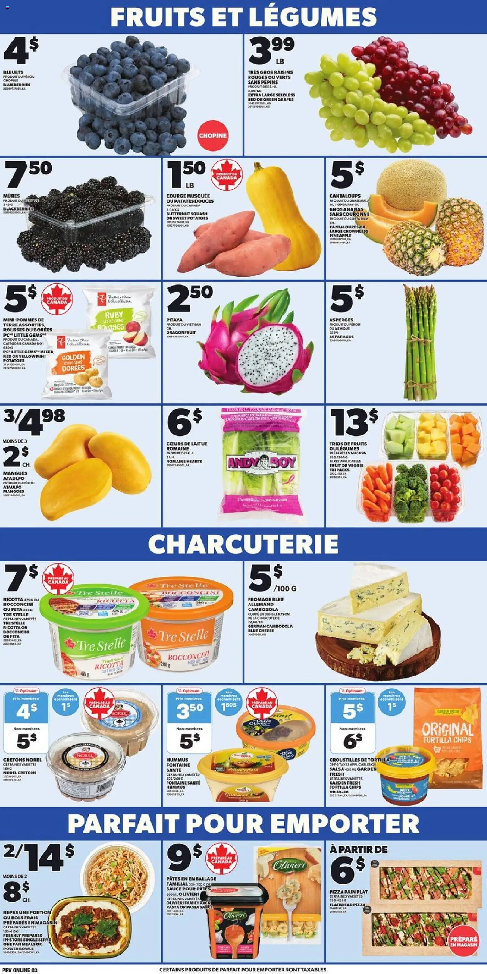 Provigo flyer valid from 04.12.2025 | Page: 4 | Products: Pineapple, Chips, PC, Potatoes