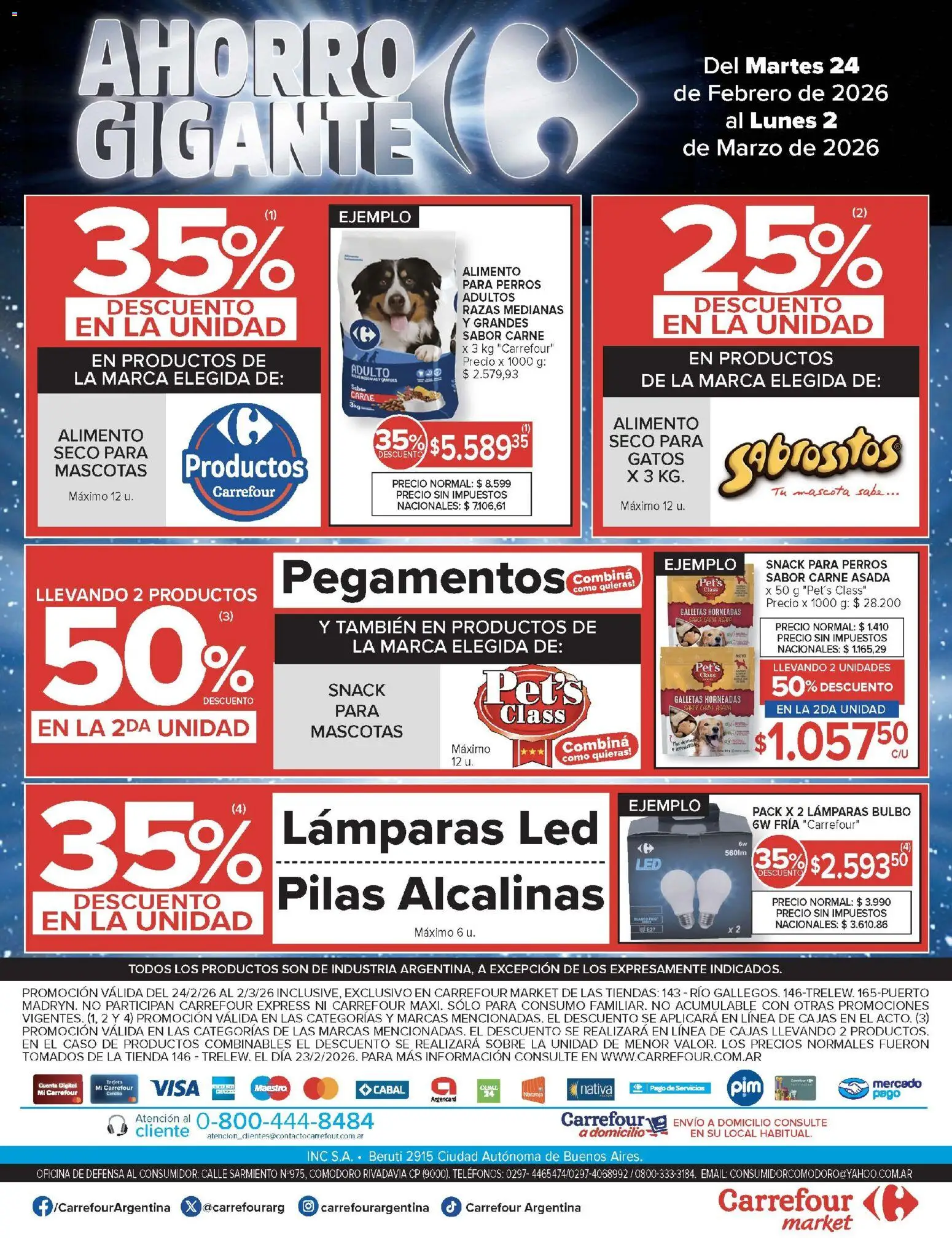 Carrefour Market catálogo │ válido desde el 24.02.2026 | Página: 18 | Productos: Caso, Sobre, Pilas, Galletas