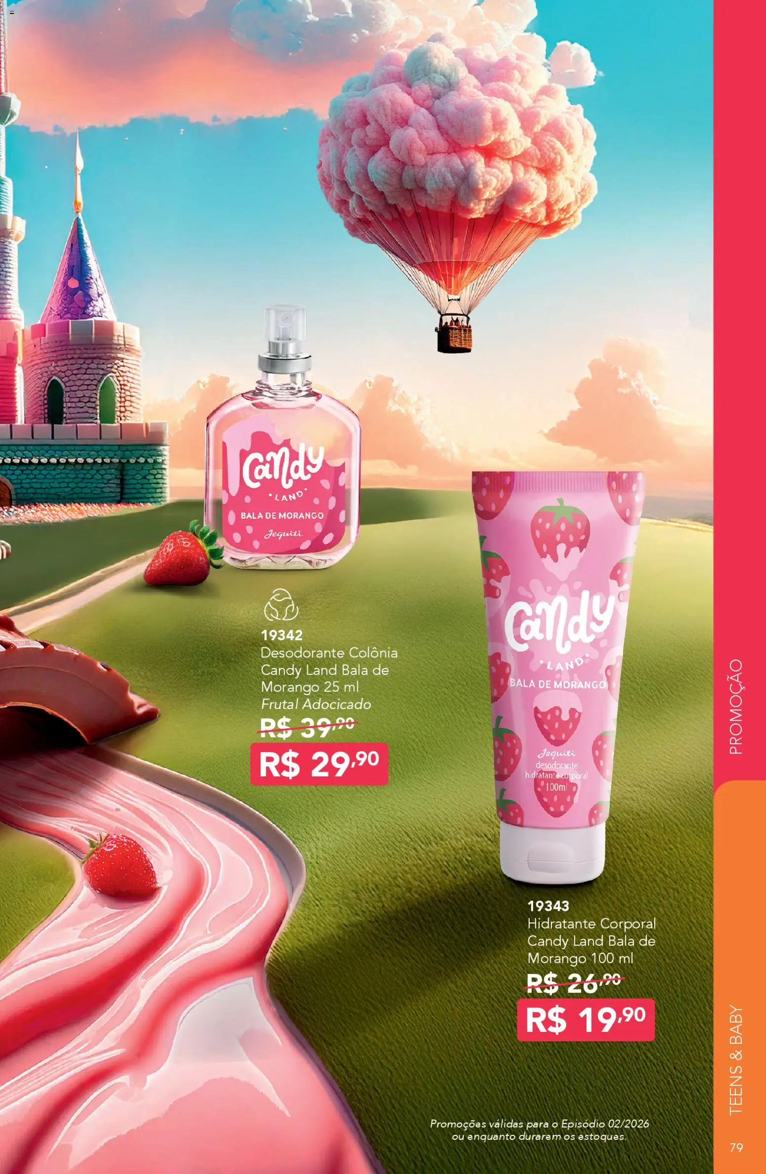 Jequiti Folheto - válido de 30.01.2026 | Página: 79 | Produtos: Hidratante corporal, Desodorante, Bala