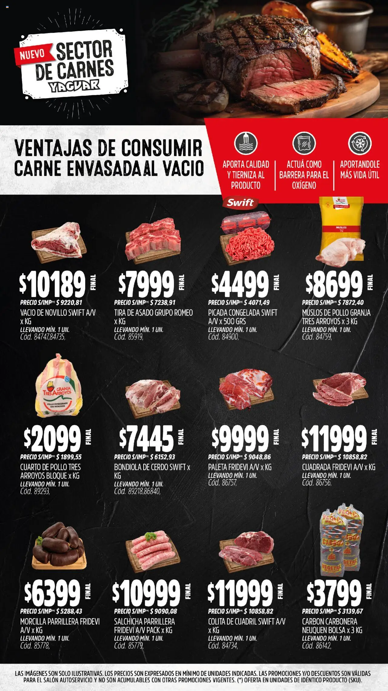 Yaguar - General Roca │ válido desde el 20.10.2025 | Página: 5 | Productos: Bolsa, Paleta, Morcilla, Cerdo