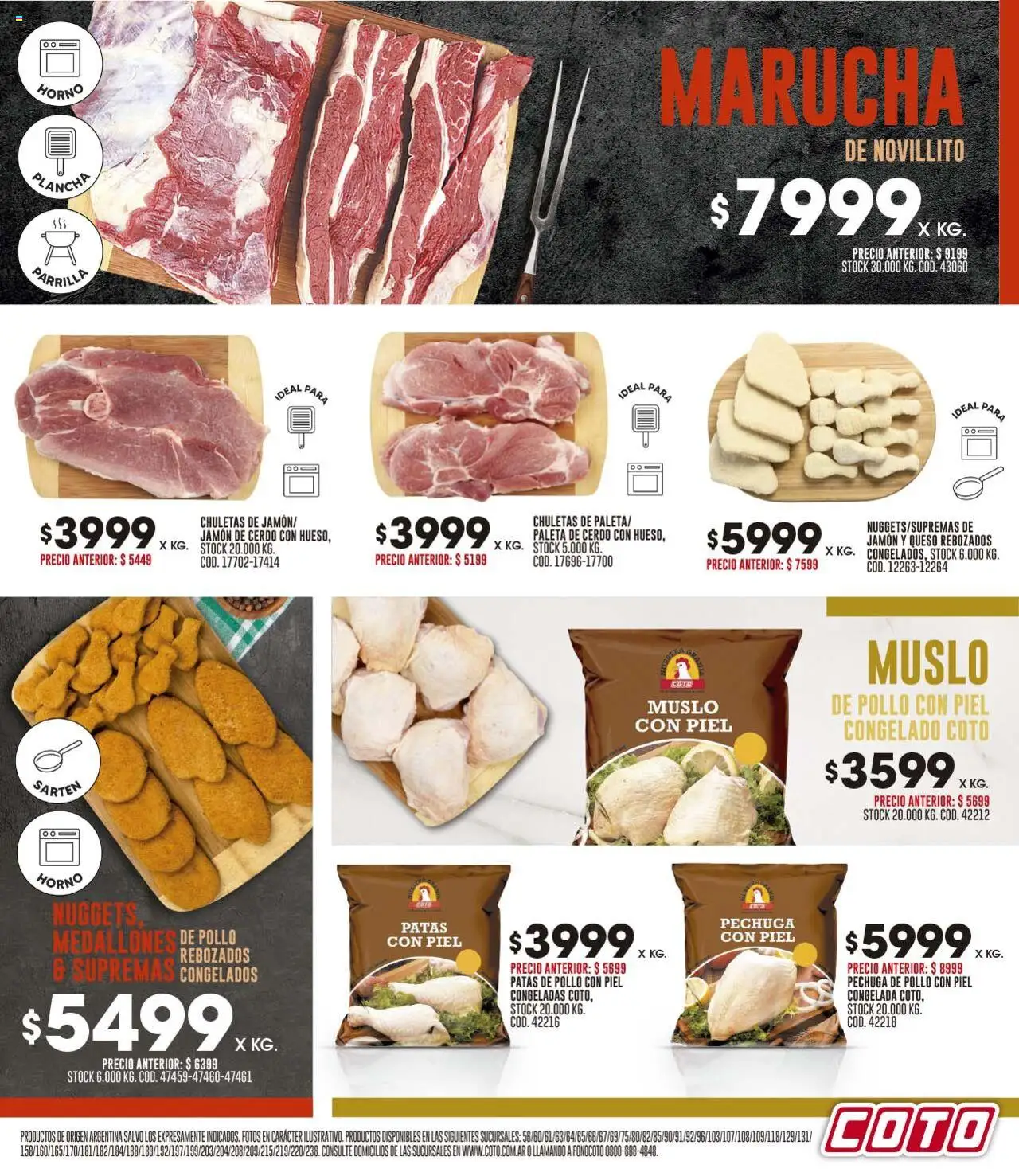 Coto ofertas │ válido desde el 04.08.2025 | Página: 3 | Productos: Horno, Sartén, Pollo, Plancha