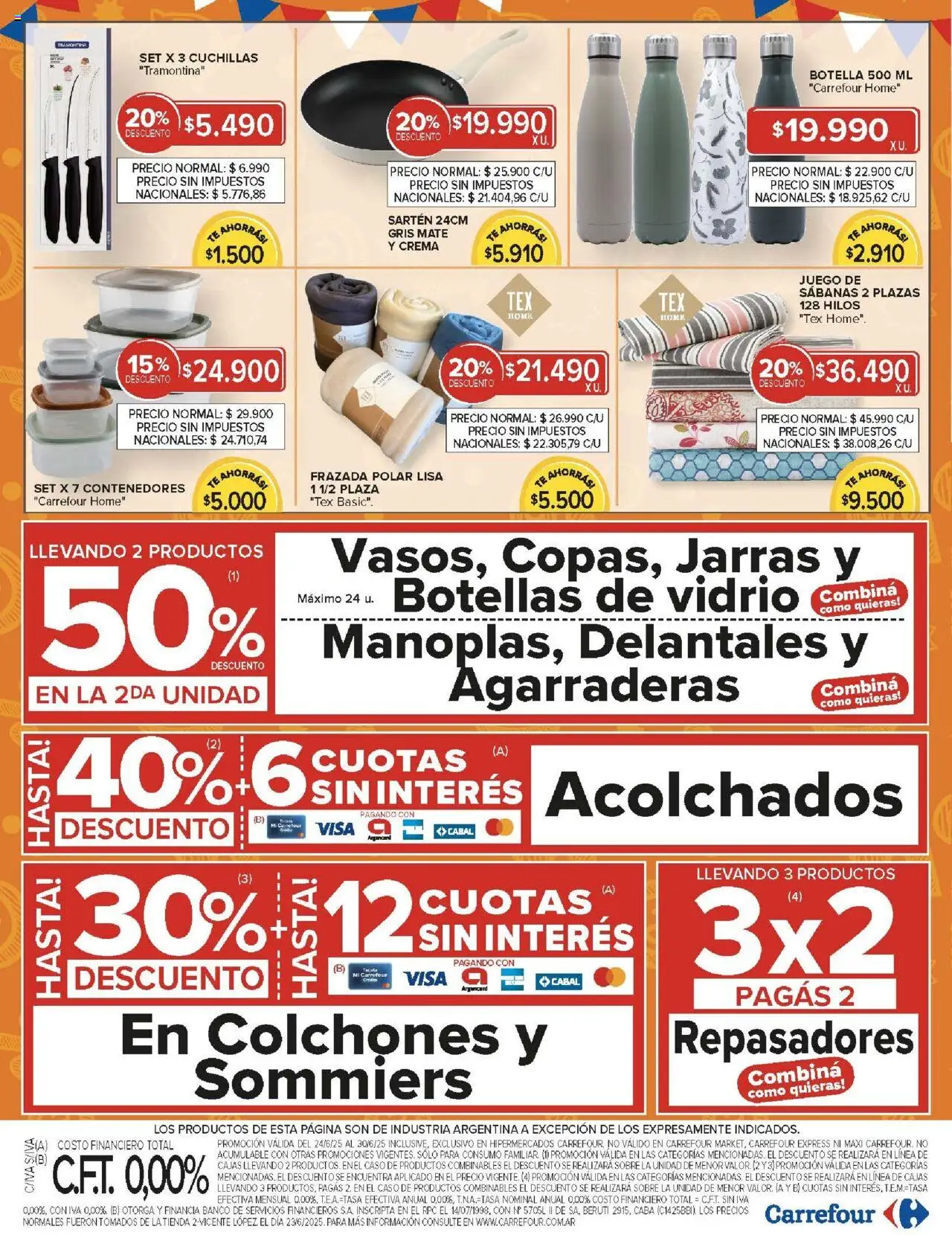Carrefour ofertas │ válido desde el 24.06.2025 | Página: 20 | Productos: Caso, Mate, Banco, Té