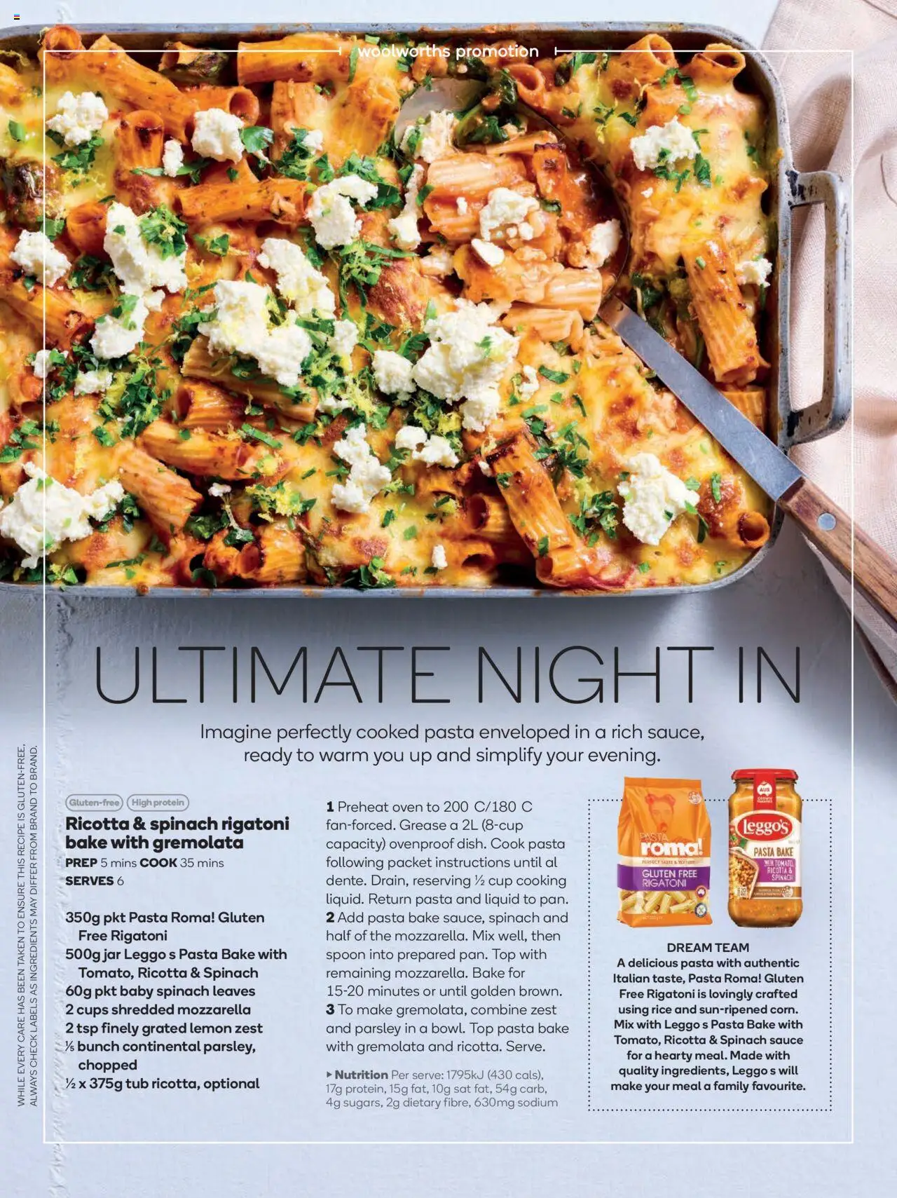 Woolworths catalogue - valid from 01.06.2025 | Page: 11 | Products: Pasta, Sauce, Parsley, Oven