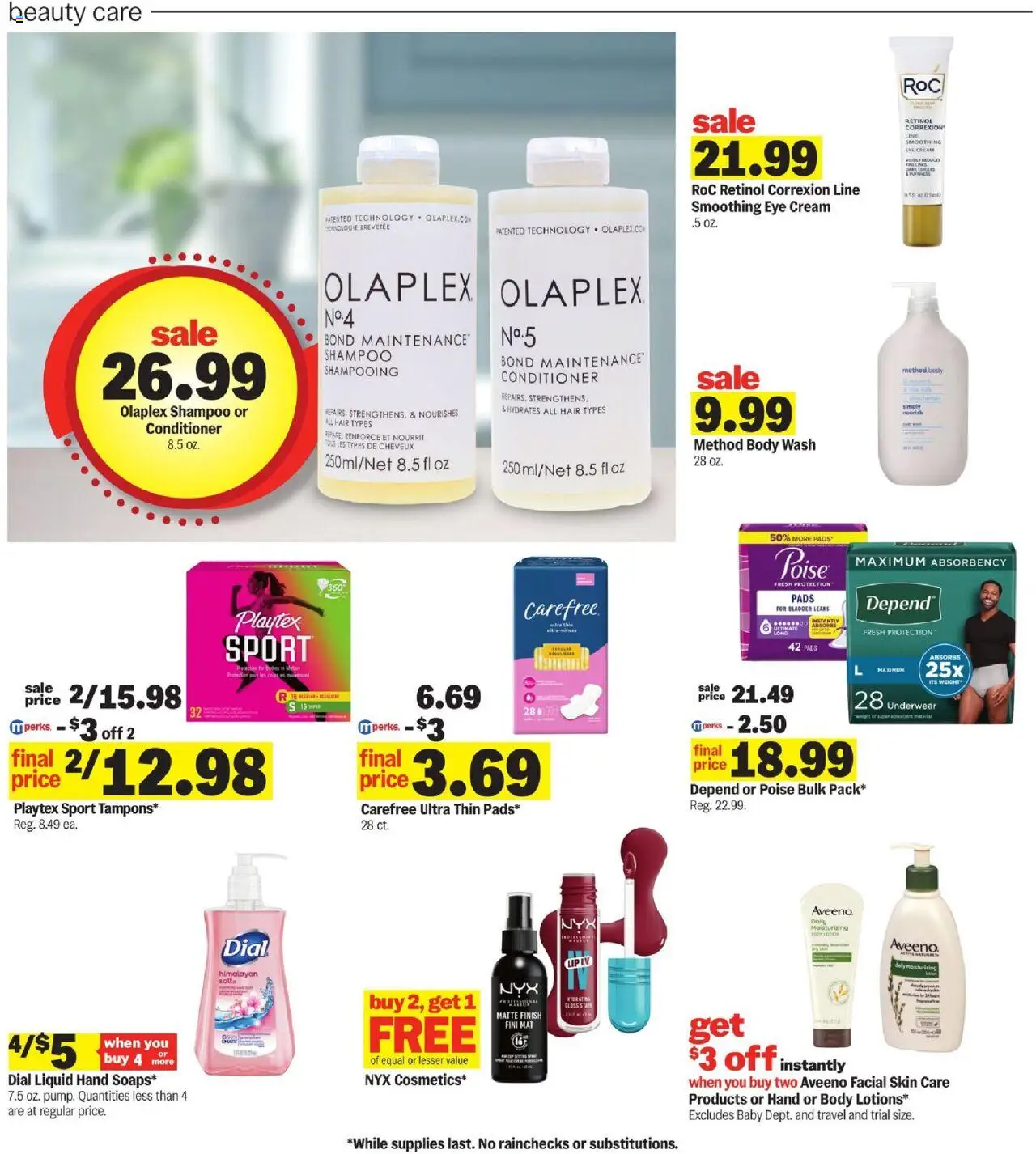Meijer Weekly Ad - MI - valid from 06.07.2025 | Page: 34 | Products: Eye Cream, Pads, Cream, Weight
