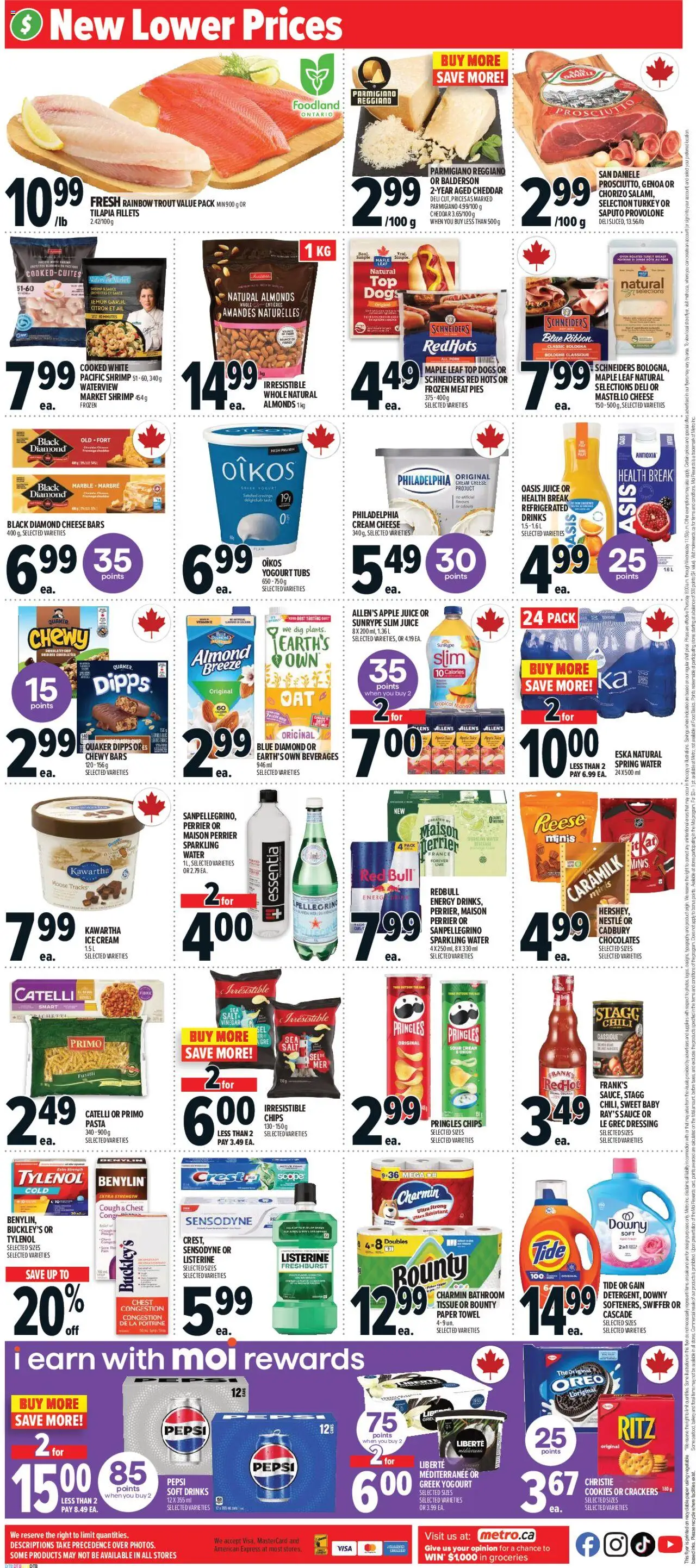 Metro flyer valid from 04.09.2025 | Page: 4 | Products: Pasta, Ice cream, Turkey, Cheese