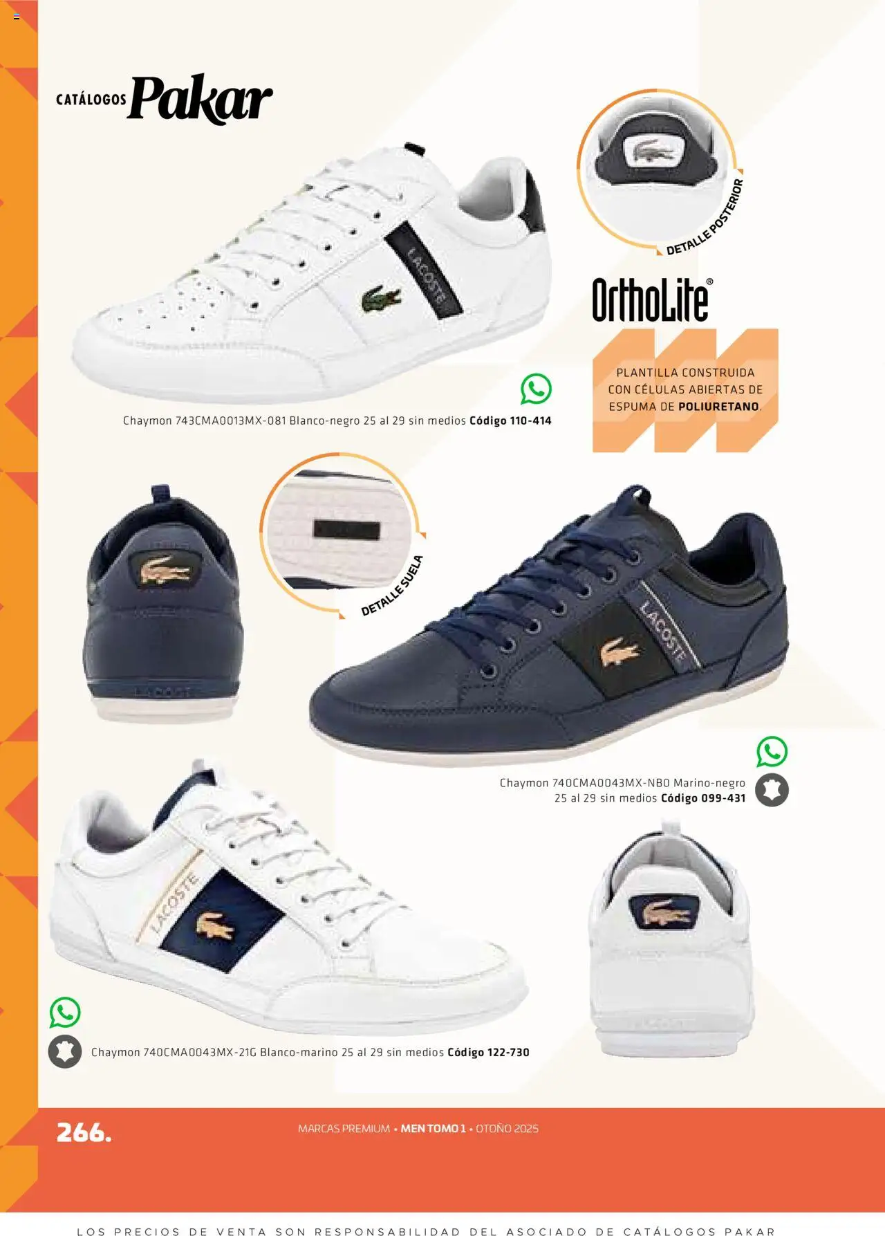 Nuevas ofertas de SC Pakar válidas en toda la República Mexicana desde el 29.08.2025. ¡Encuentra las mejores ofertas en SC Pakar - Catálogo Otoño Men Tomo 1! | Página: 266 | Productos: Espuma