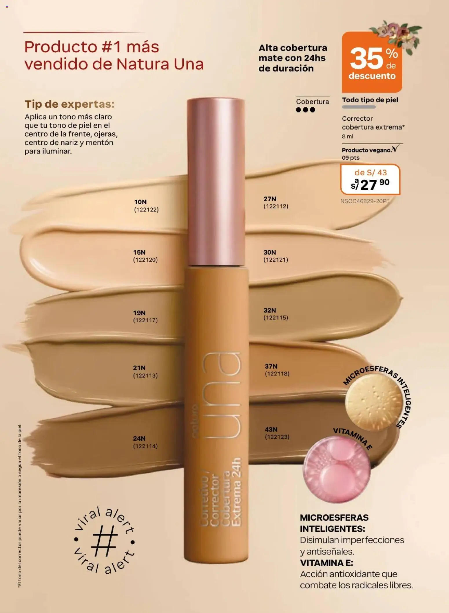 Catálogo Natura válido desde 10.03.2026 | Página: 76 | Productos: Corrector