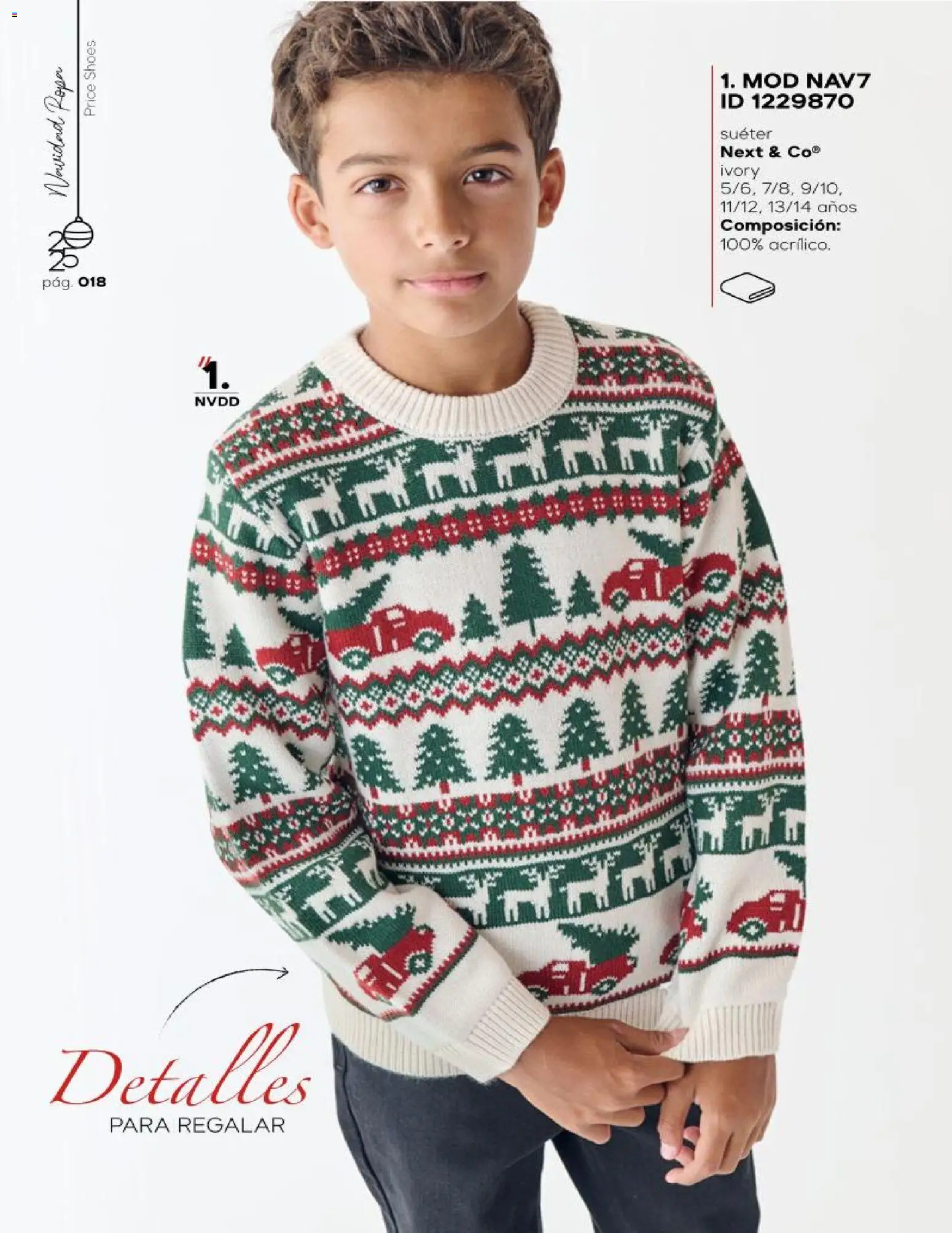 Nuevas ofertas de Price Shoes válidas en toda la República Mexicana desde el 16.11.2025. ¡Encuentra las mejores ofertas en Price Shoes catálogo Navidad Ropa! | Página: 18 | Productos: Suéter, Ropa