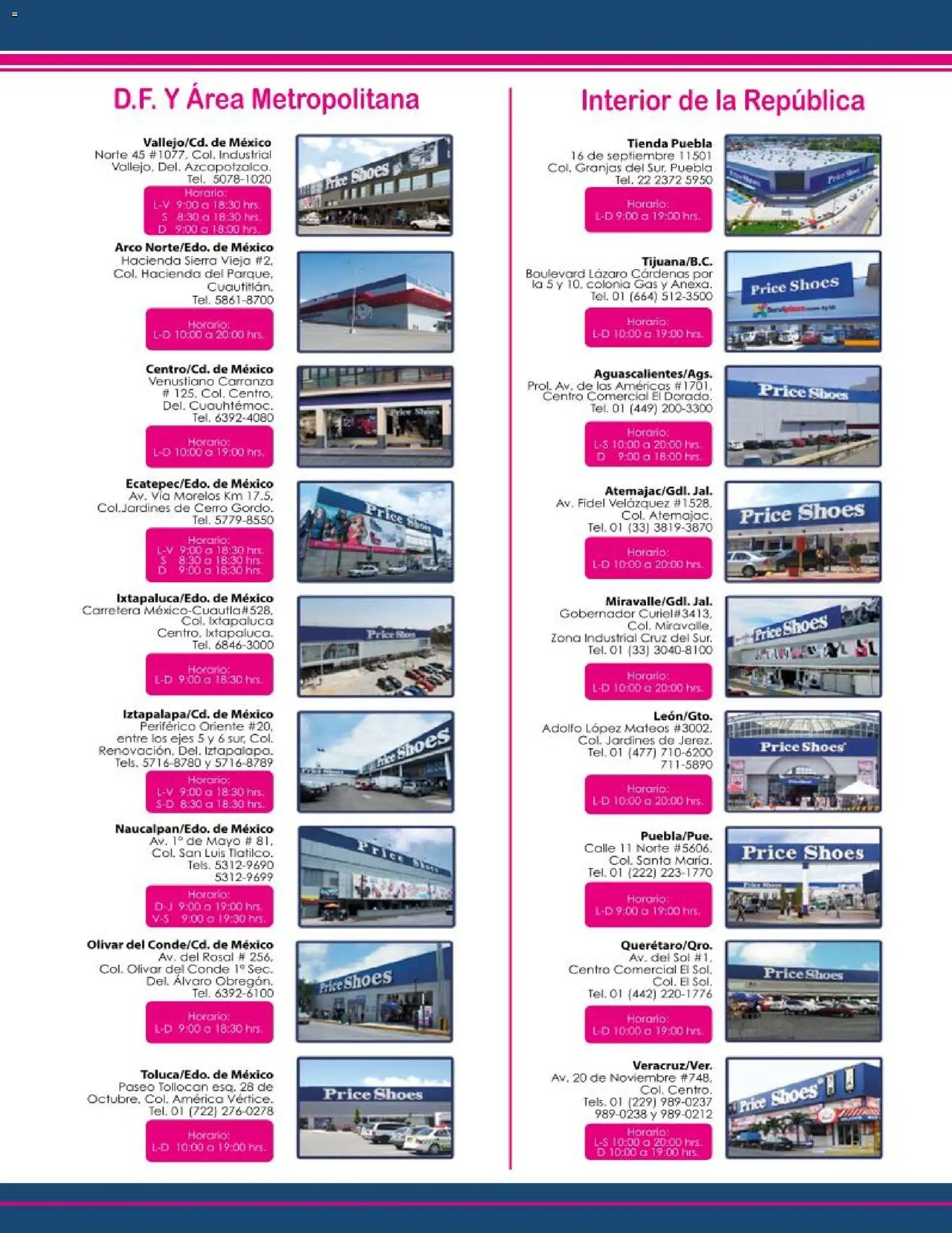 Nuevas ofertas de Price Shoes válidas en toda la República Mexicana desde el 11.11.2025. ¡Encuentra las mejores ofertas en Price Shoes catálogo ! | Página: 435 | Productos: Sierra