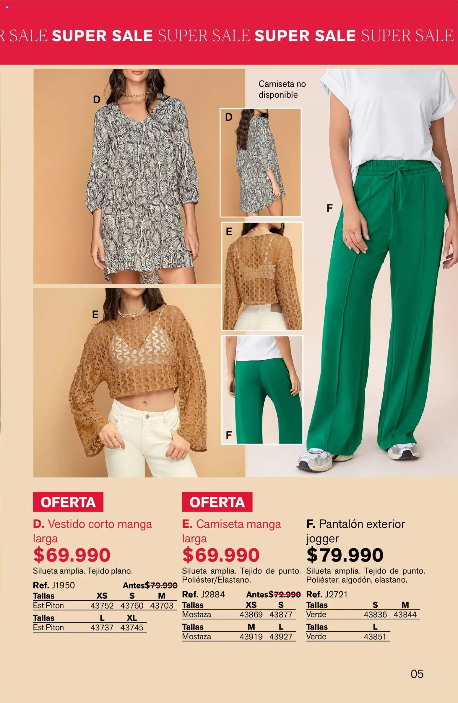 Leonisa revista - valida desde el 01.01.2026 | Página: 5 | Productos: Camiseta, Vestido, Mostaza
