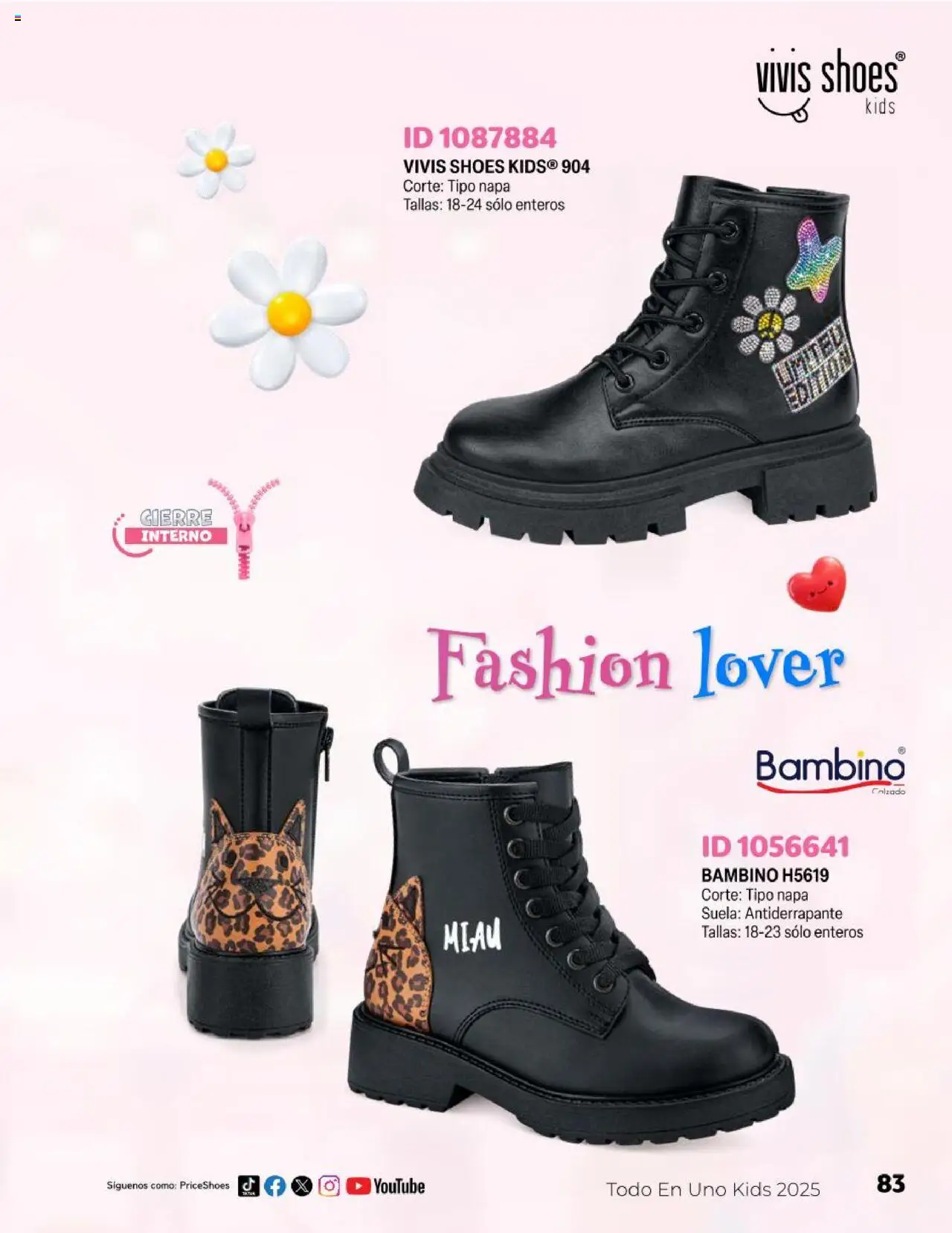 Nuevas ofertas de Price Shoes válidas en toda la República Mexicana desde el 23.04.2025. ¡Encuentra las mejores ofertas en Price Shoes catálogo Kids! | Página: 83