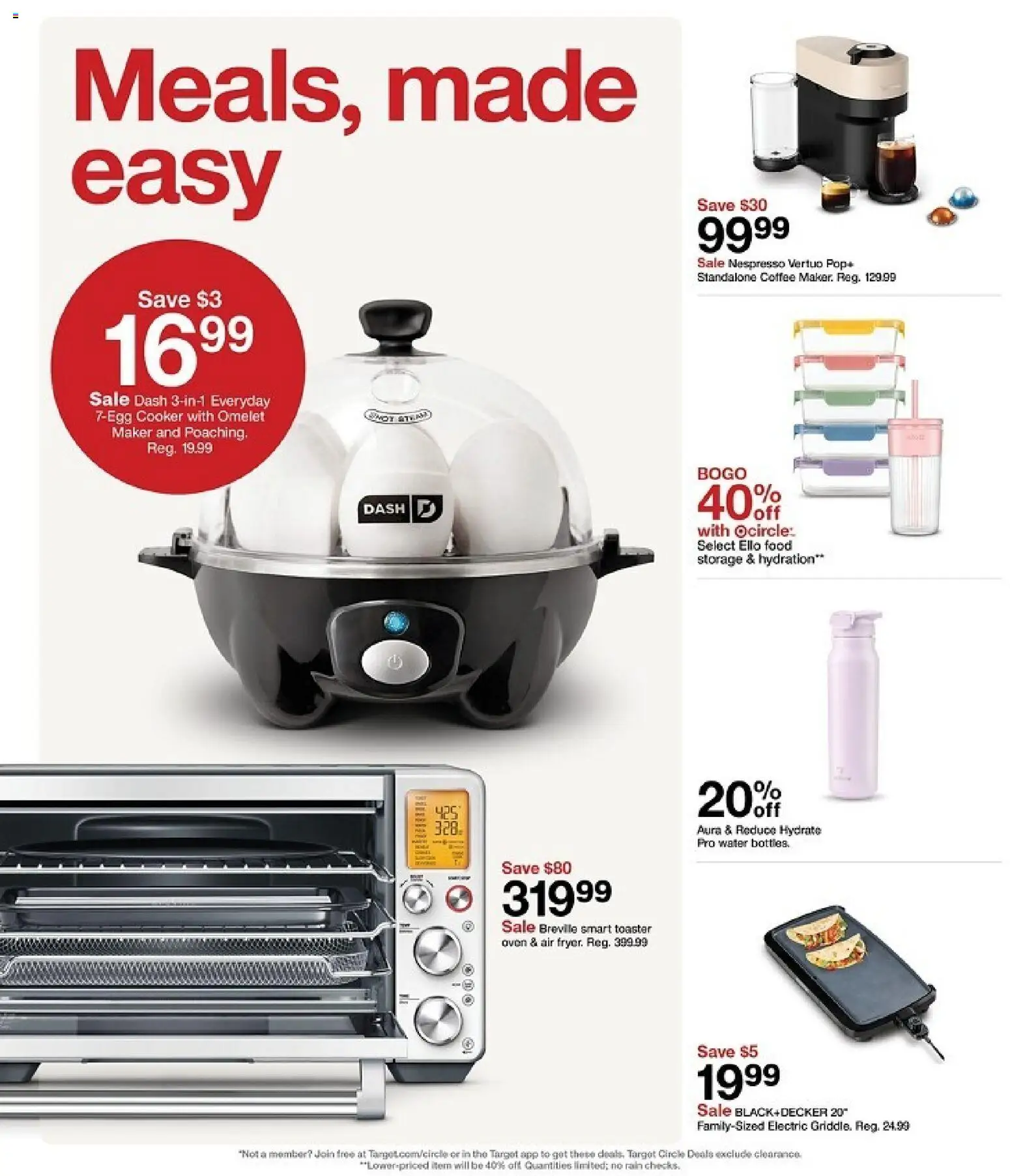Target Weekly Ad - valid from 15.03.2026 | Page: 21 | Products: Toaster, Cooker, Coffee, Water