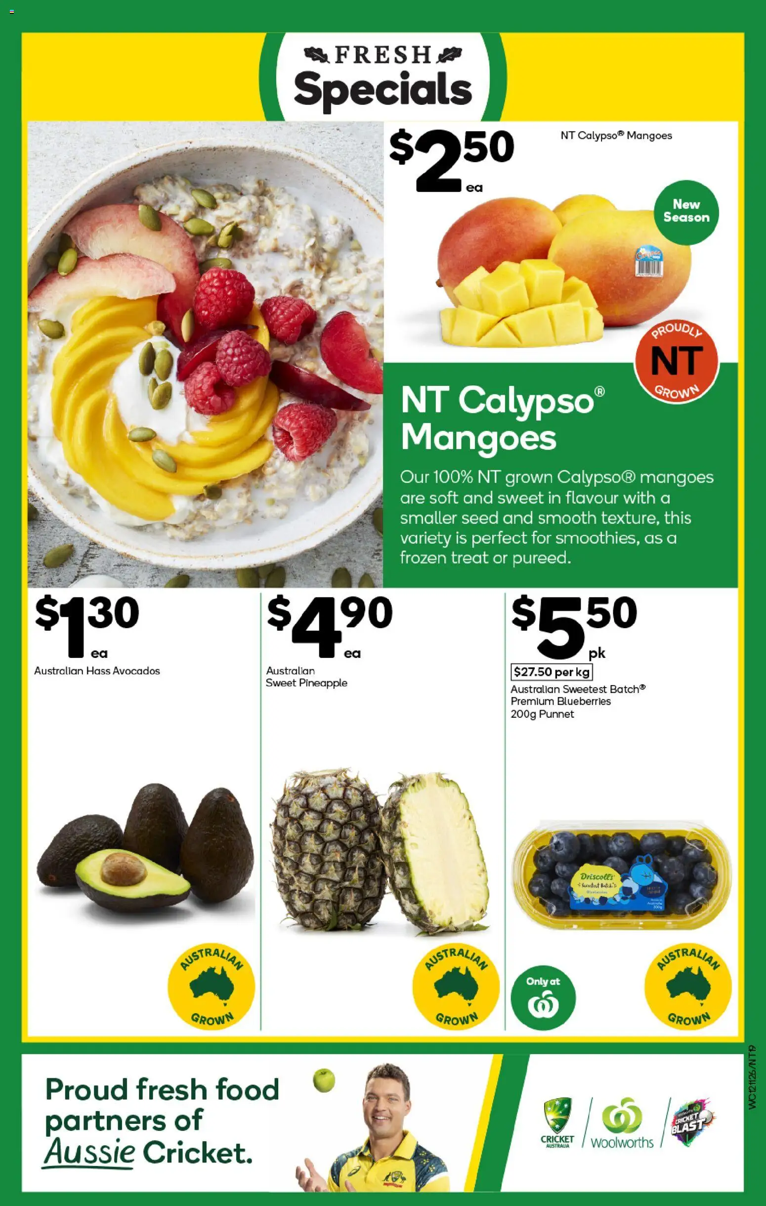 Woolworths catalogue - valid from 12.11.2025 | Page: 19 | Products: Pineapple, Blueberries