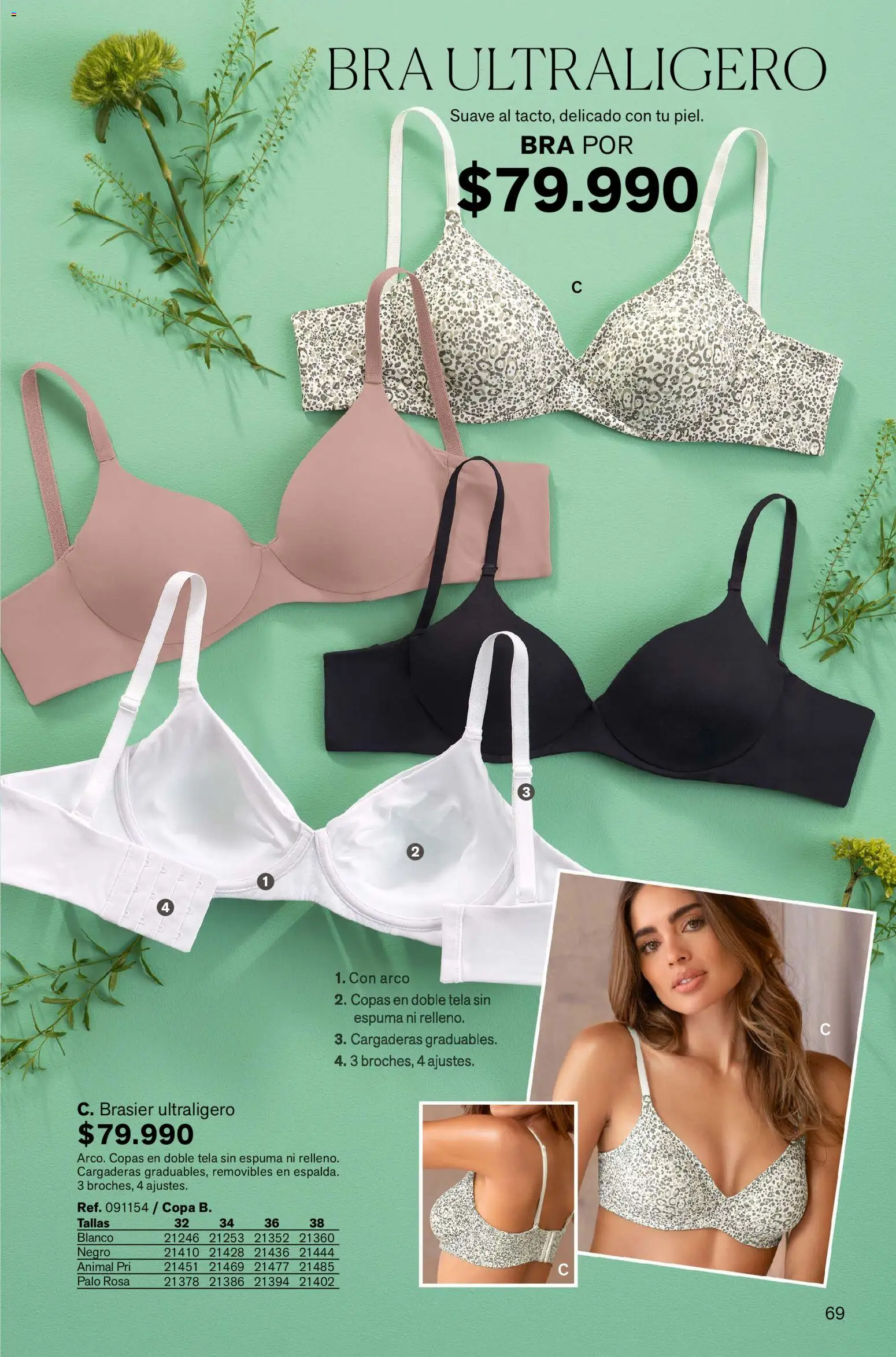 Leonisa revista - valida desde el 02.01.2026 | Página: 69 | Productos: Espuma, Brasier