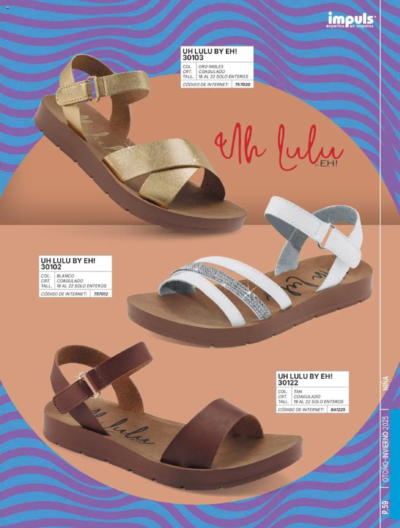 Nuevas ofertas de Impuls válidas en toda la República Mexicana desde el 07.07.2025. ¡Encuentra las mejores ofertas en Impuls catálogo Niña Otoño-Invierno 2025! | Página: 61 | Productos: Zapatos