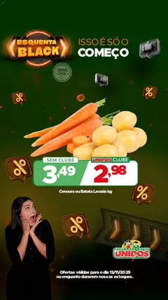 Supermercados Unidos Black Friday - Pré-Visualização do folheto da loja Supermercados Unidos, válido de 13.11.2025