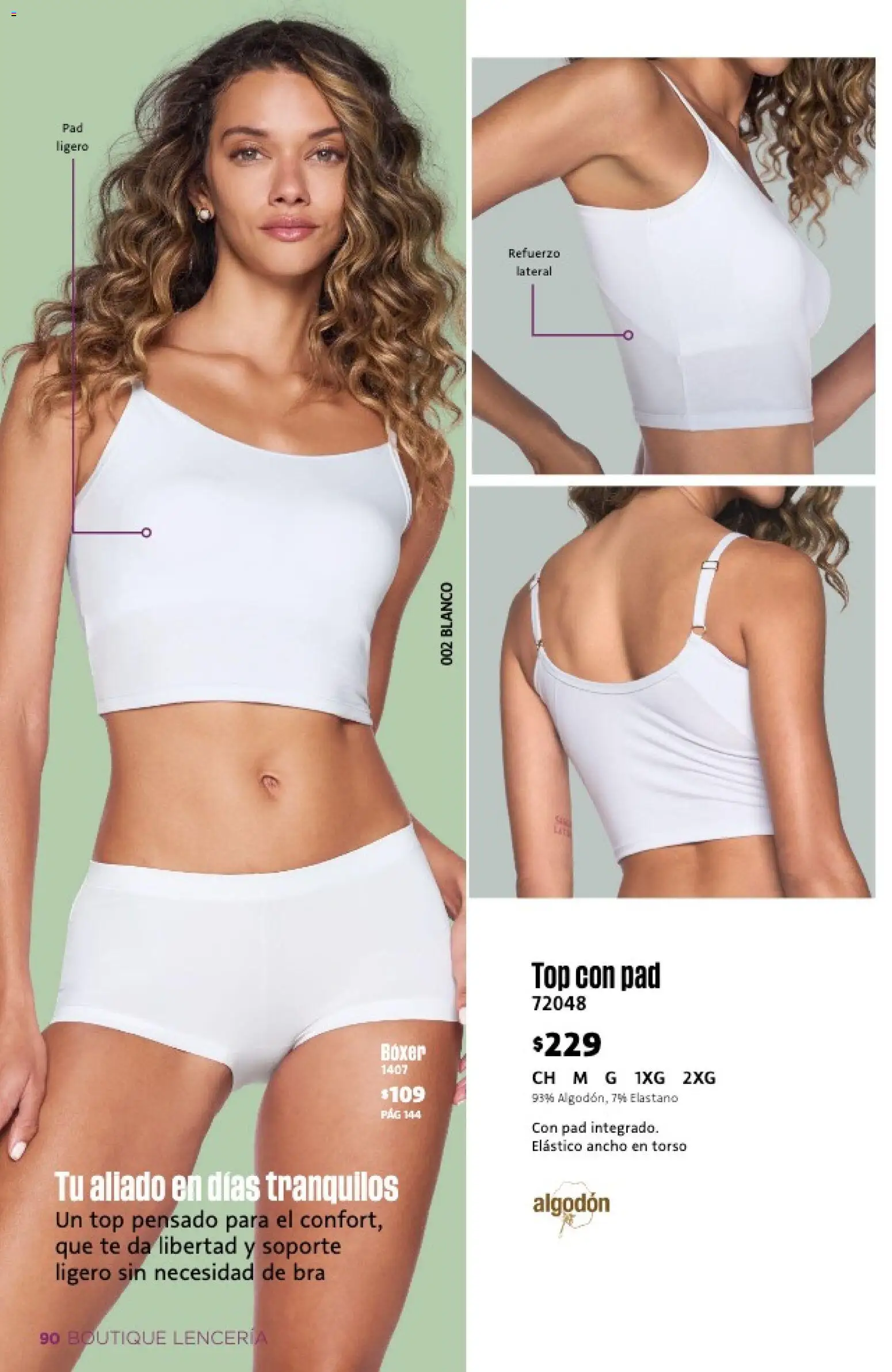 Nuevas ofertas de Ilusión válidas en toda la República Mexicana desde el 01.02.2026. ¡Encuentra las mejores ofertas en Ilusión catálogo Primavera! | Página: 92 | Productos: Algodón, Top, Lenceria, Té