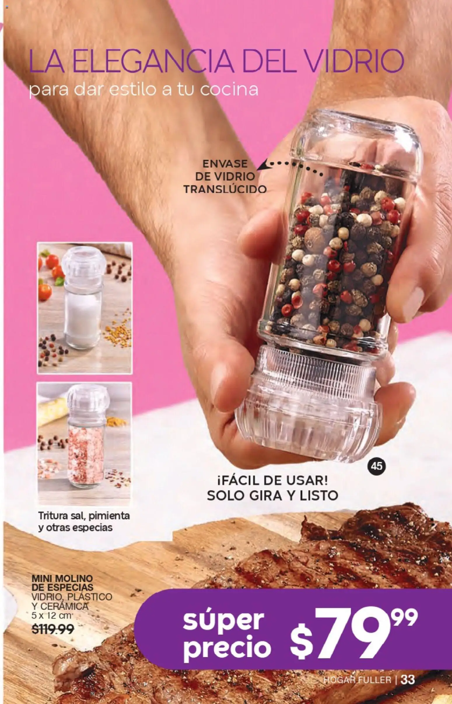 Nuevas ofertas de Fuller válidas en toda la República Mexicana desde el 04.02.2026. ¡Encuentra las mejores ofertas en Fuller campaña 22 2026! | Página: 35 | Productos: Pimienta, Cocina