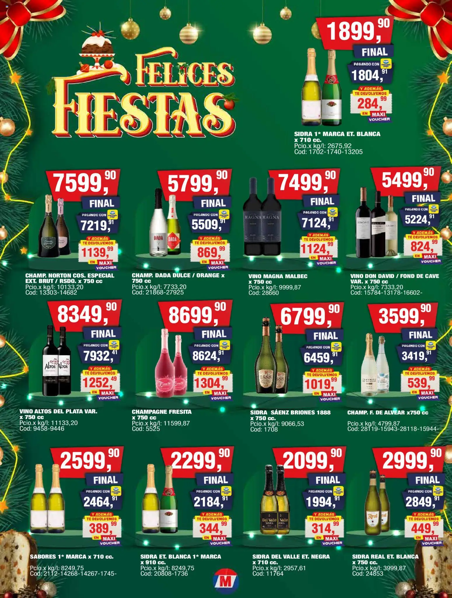 Maxiconsumo ofertas │ válido desde el 24.11.2025 | Página: 10 | Productos: Champagne, Vino, Té