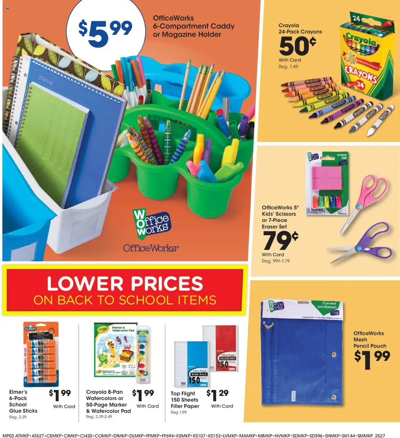Fry's Food Home & Apparel - valid from 06.08.2025 | Page: 3 | Products: Pencil, Eraser, Watercolor, Water