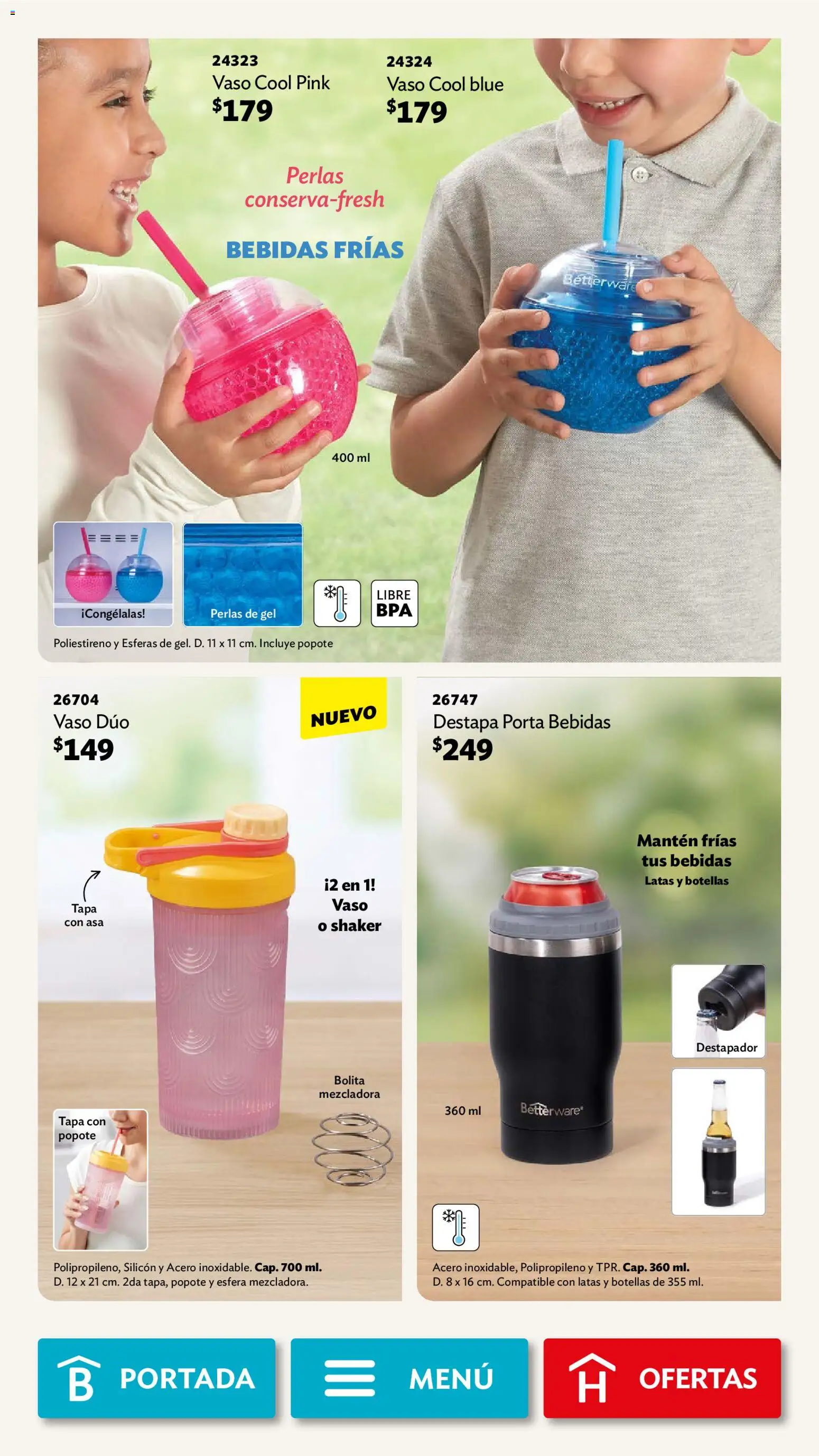 Nuevas ofertas de Betterware válidas en toda la República Mexicana desde el 04.05.2026. ¡Encuentra las mejores ofertas en Betterware campaña 5 2026! | Página: 109 | Productos: Destapador