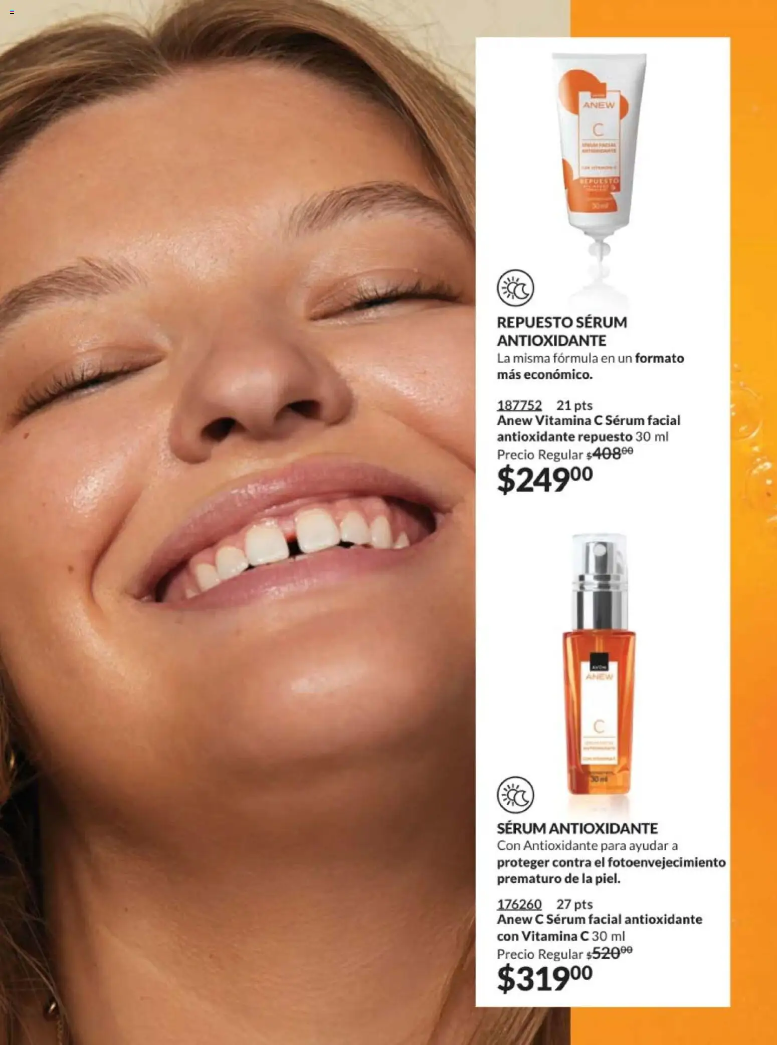 Nuevas ofertas de AVON válidas en toda la República Mexicana desde el 28.11.2025. ¡Encuentra las mejores ofertas en AVON campaña 18 2025! | Página: 144 | Productos: Serum