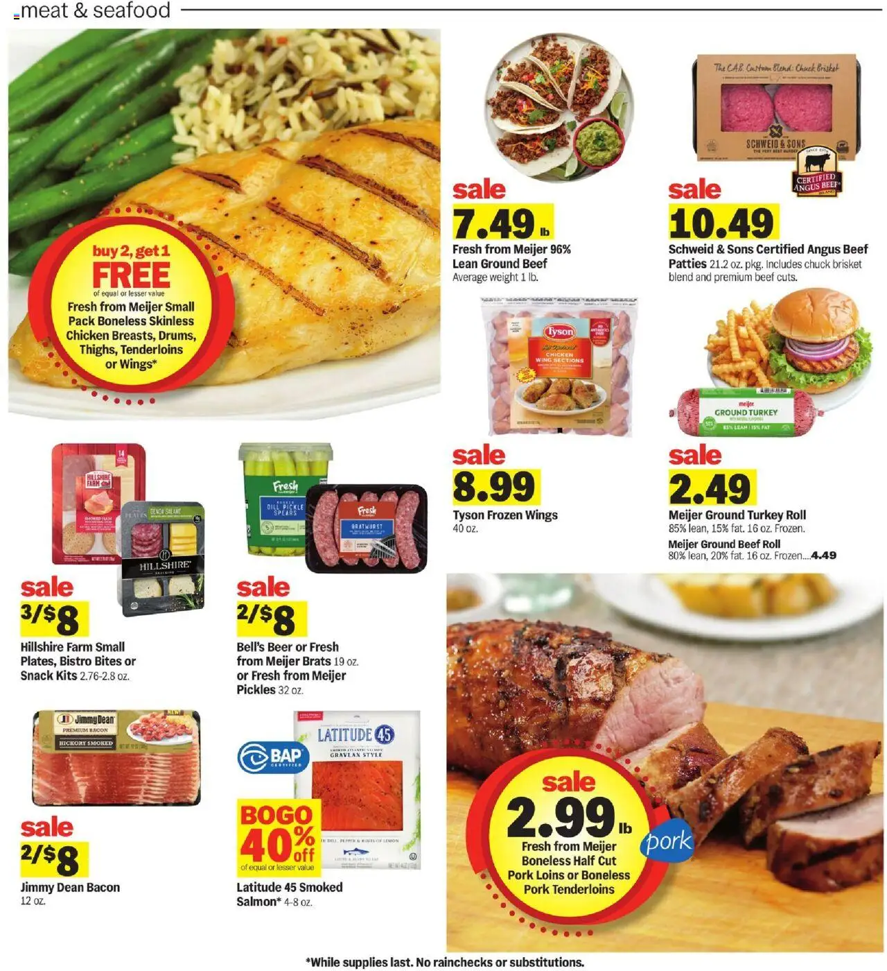 Meijer Weekly Ad - MI - valid from 06.07.2025 | Page: 6 | Products: Beef, Pepper, Dill, Weight