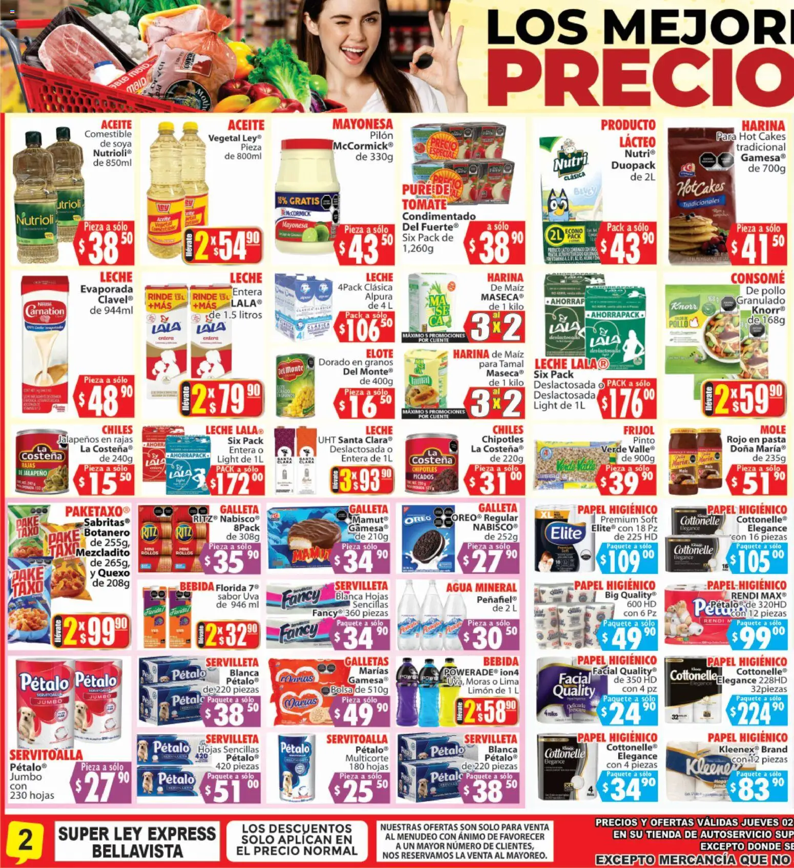 Nuevas ofertas de Casa Ley válidas en toda la República Mexicana desde el 02.04.2026. ¡Encuentra las mejores ofertas en Casa Ley folleto Super express! | Página: 3 | Productos: Maíz, Mayonesa, Limón, Pasta