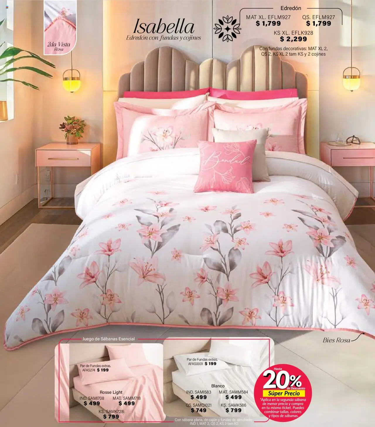 Nuevas ofertas de Colchas Concord válidas en toda la República Mexicana desde el 01.08.2025. ¡Encuentra las mejores ofertas en Colchas Concord - Catálogo! | Página: 38 | Productos: Juego, Almohada, Sabanas
