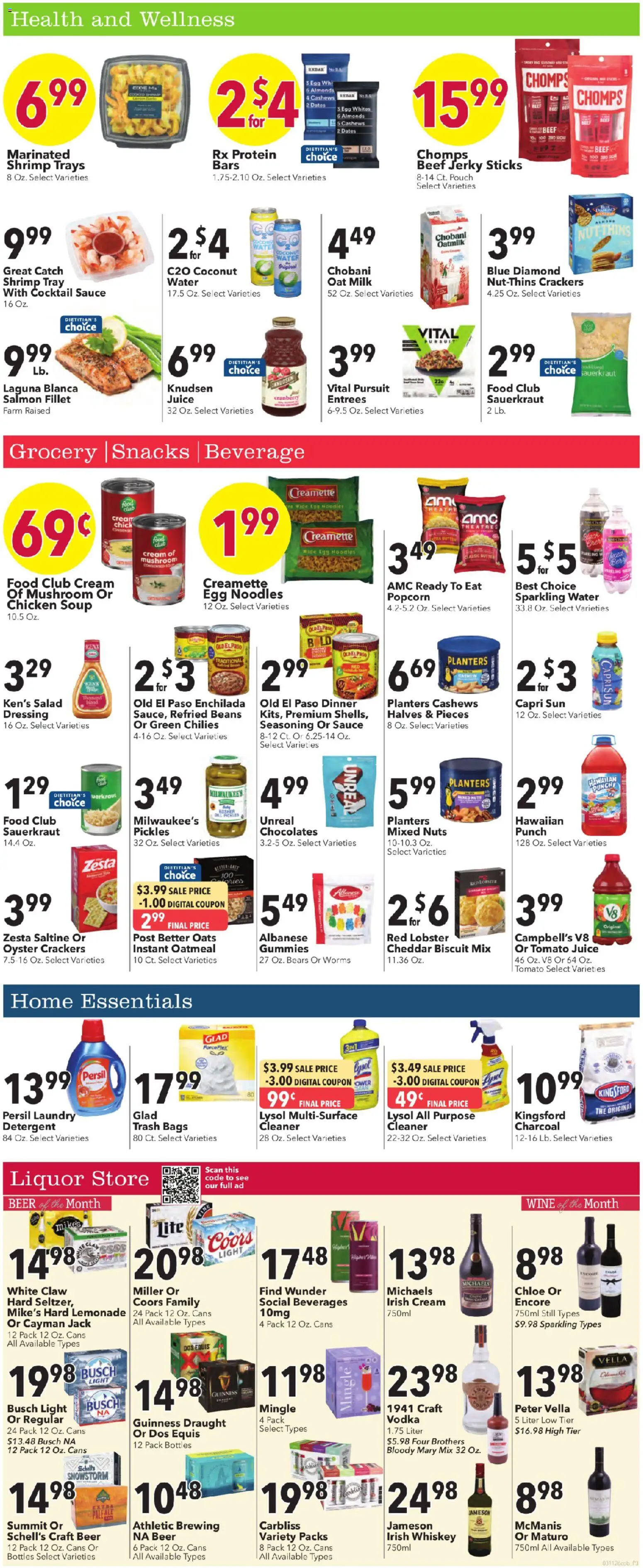 Coborn's Weekly Ad - valid from 11.03.2026 | Page: 5 | Products: Butter, Beer, Beef, Whiskey