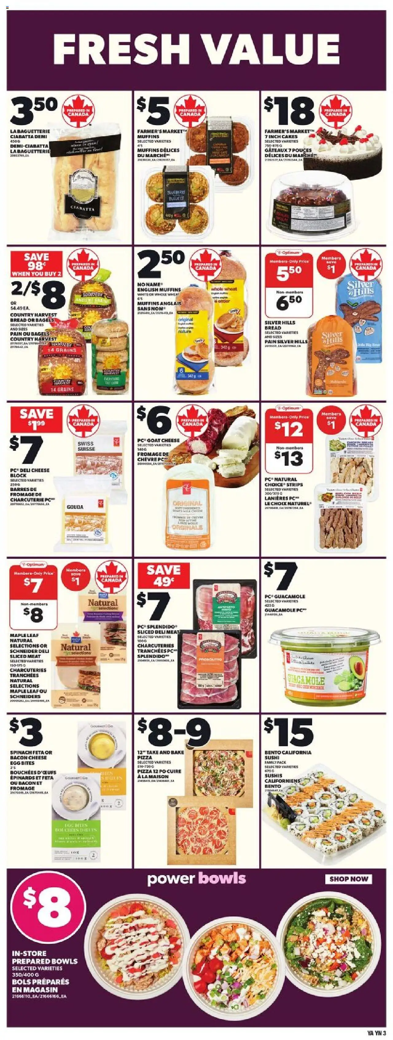 Independent Grocer flyer valid from 21.08.2025 | Page: 4 | Products: PC, Cheese, Bread, Pizza