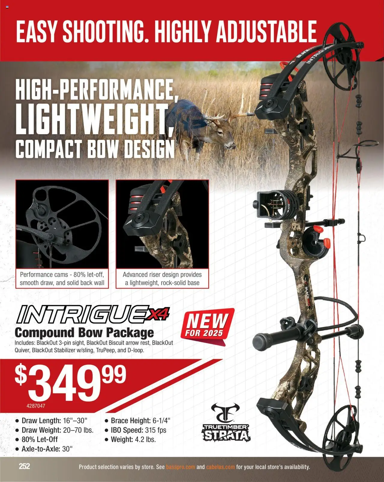 Cabela's Hunting Master 25 - valid from 11.08.2025 | Page: 252 | Products: Bow, Arrow, Weight