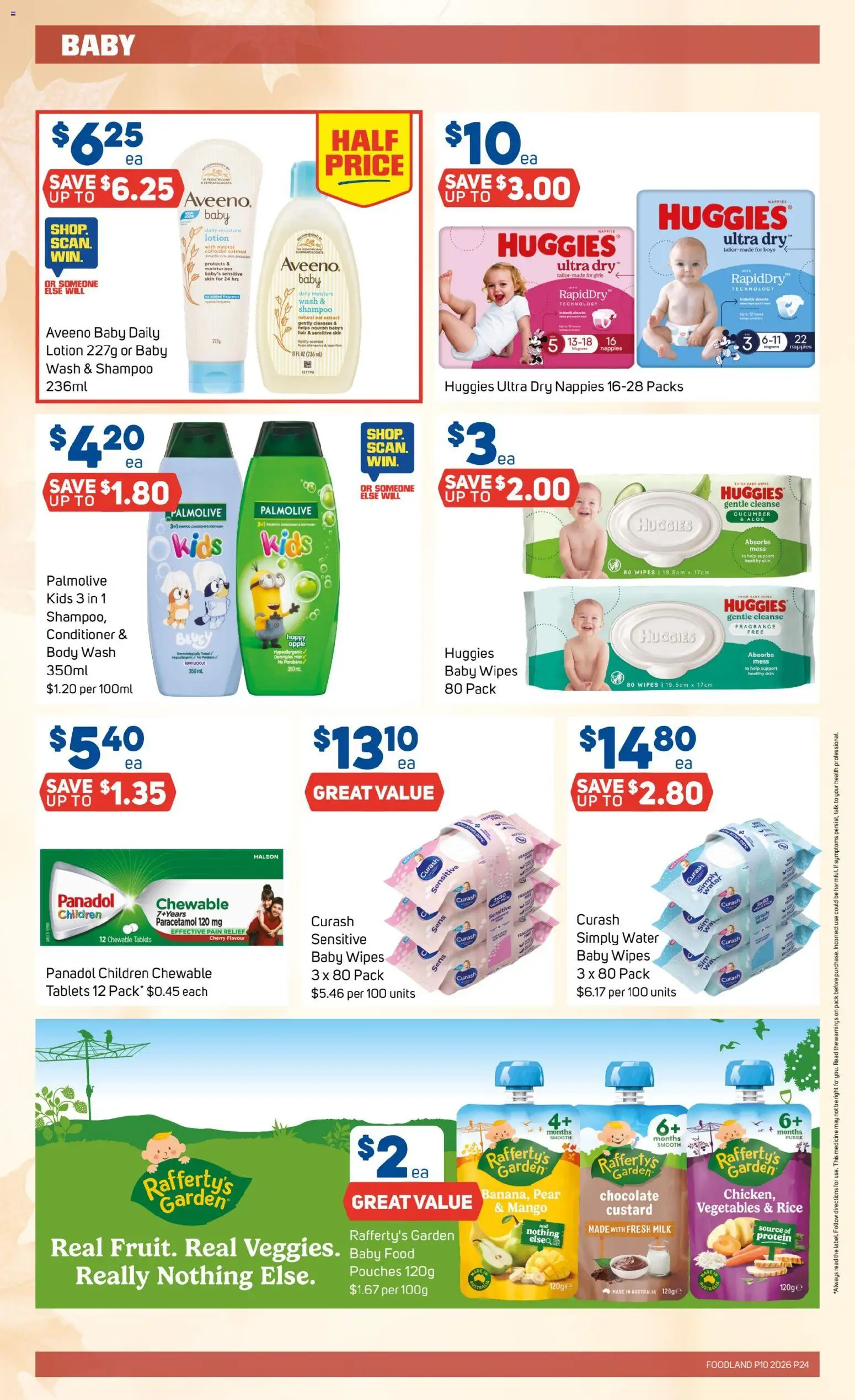 Foodland catalogue - valid from 04.03.2026 | Page: 24 | Products: Fragrance, Lotion, Vegetables, Tablets