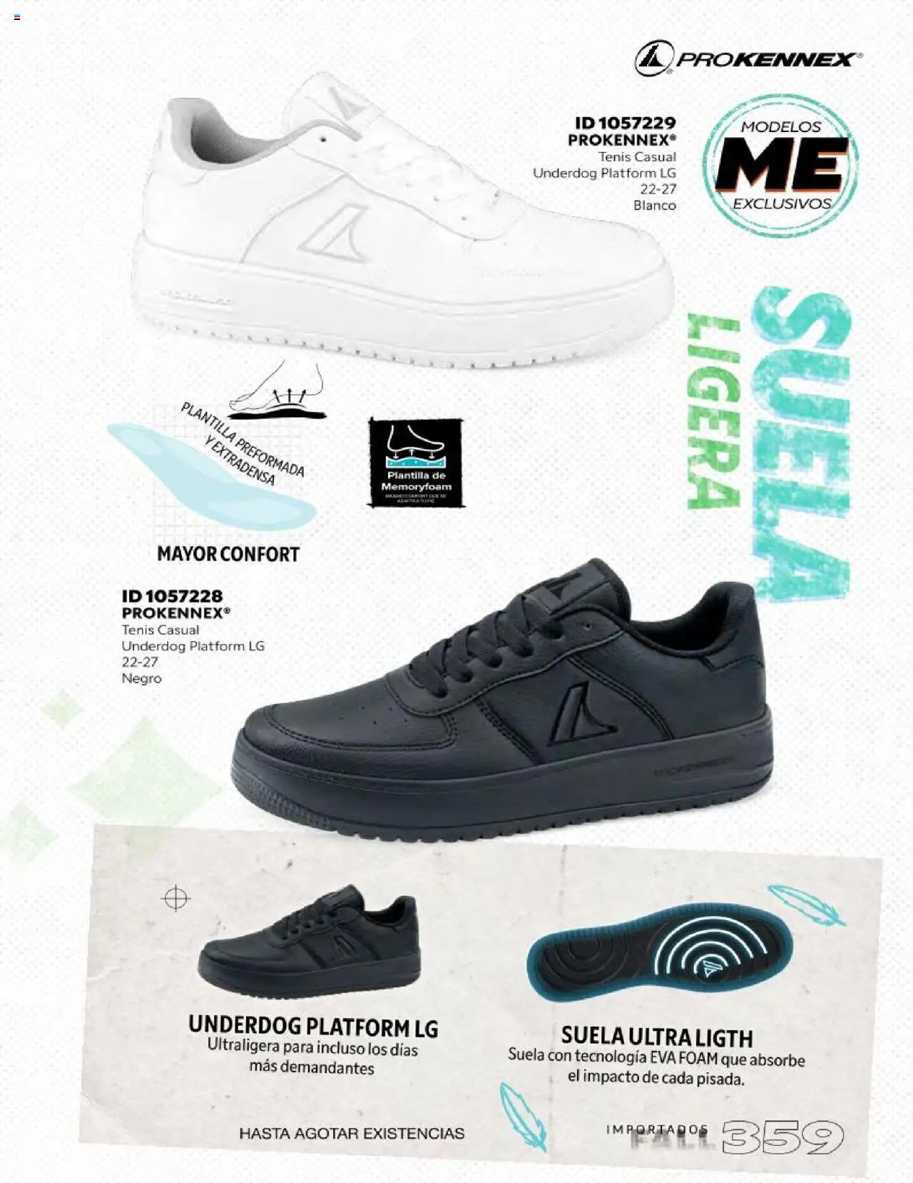 Nuevas ofertas de Price Shoes válidas en toda la República Mexicana desde el 18.10.2025. ¡Encuentra las mejores ofertas en Price Shoes catálogo Fall Importados segunda! | Página: 357 | Productos: Tenis