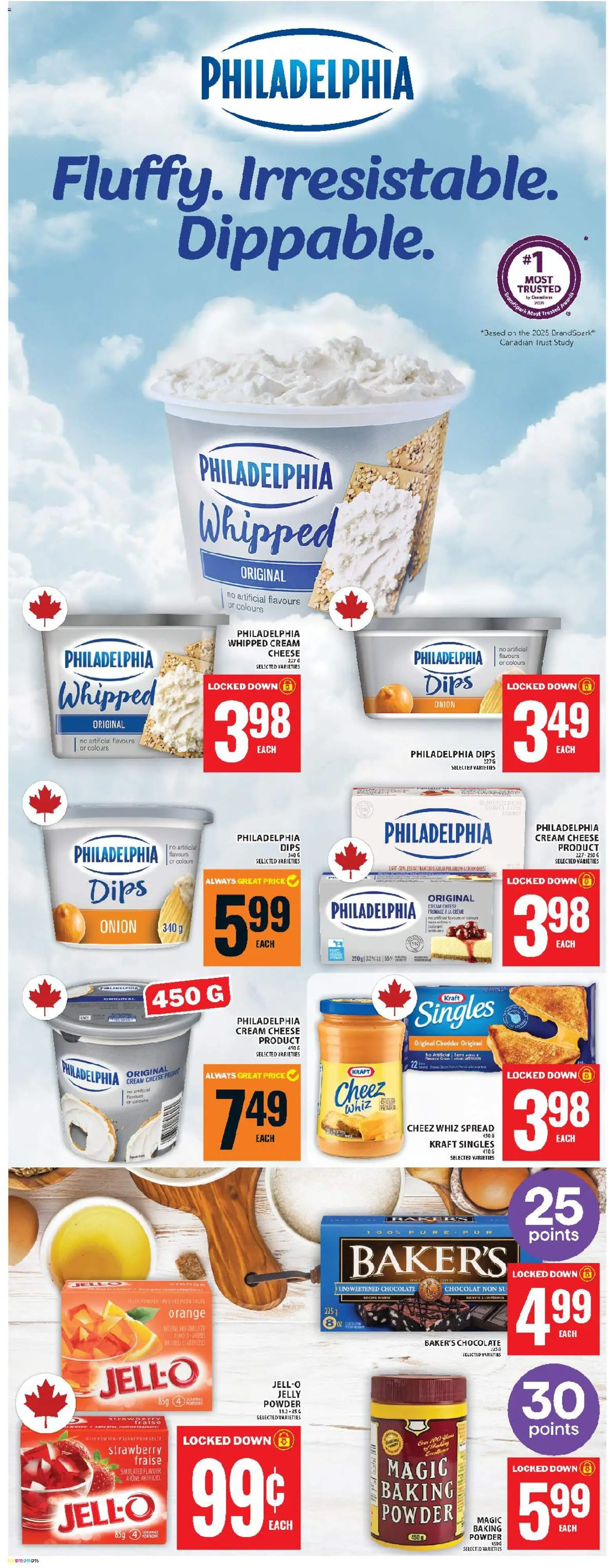 Food Basics flyer valid from 20.11.2025 | Page: 17 | Products: Cream, Powder, Cheese, Chocolate