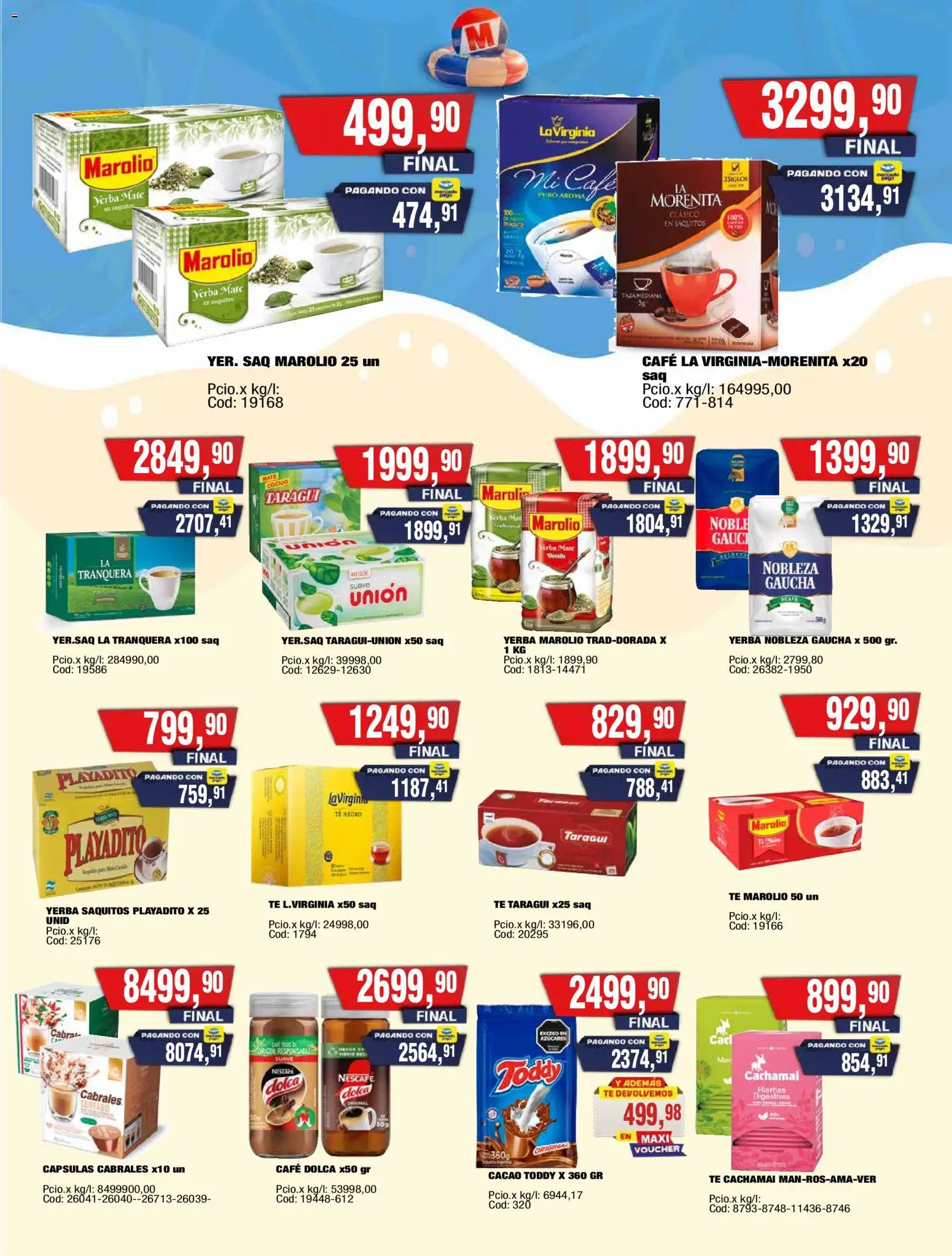 Maxiconsumo ofertas │ válido desde el 05.01.2026 | Página: 9 | Productos: Yerba, Café, Té, Cacao